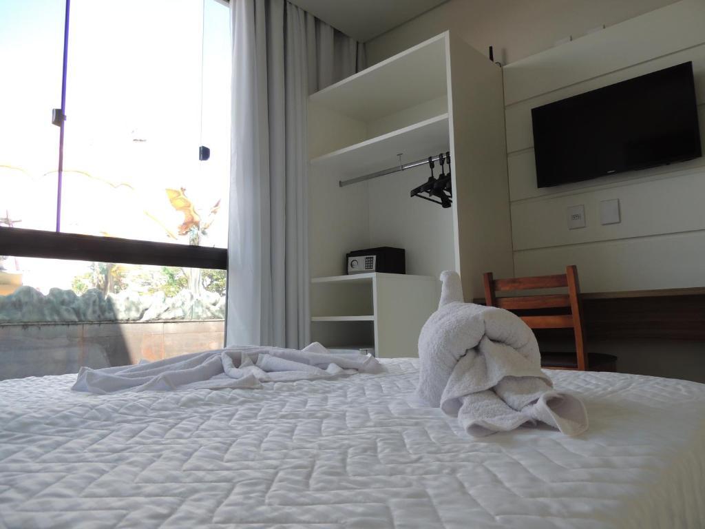 جناح بسرير مزدوج، Hotel Recanto dos Dinossauros 3/4