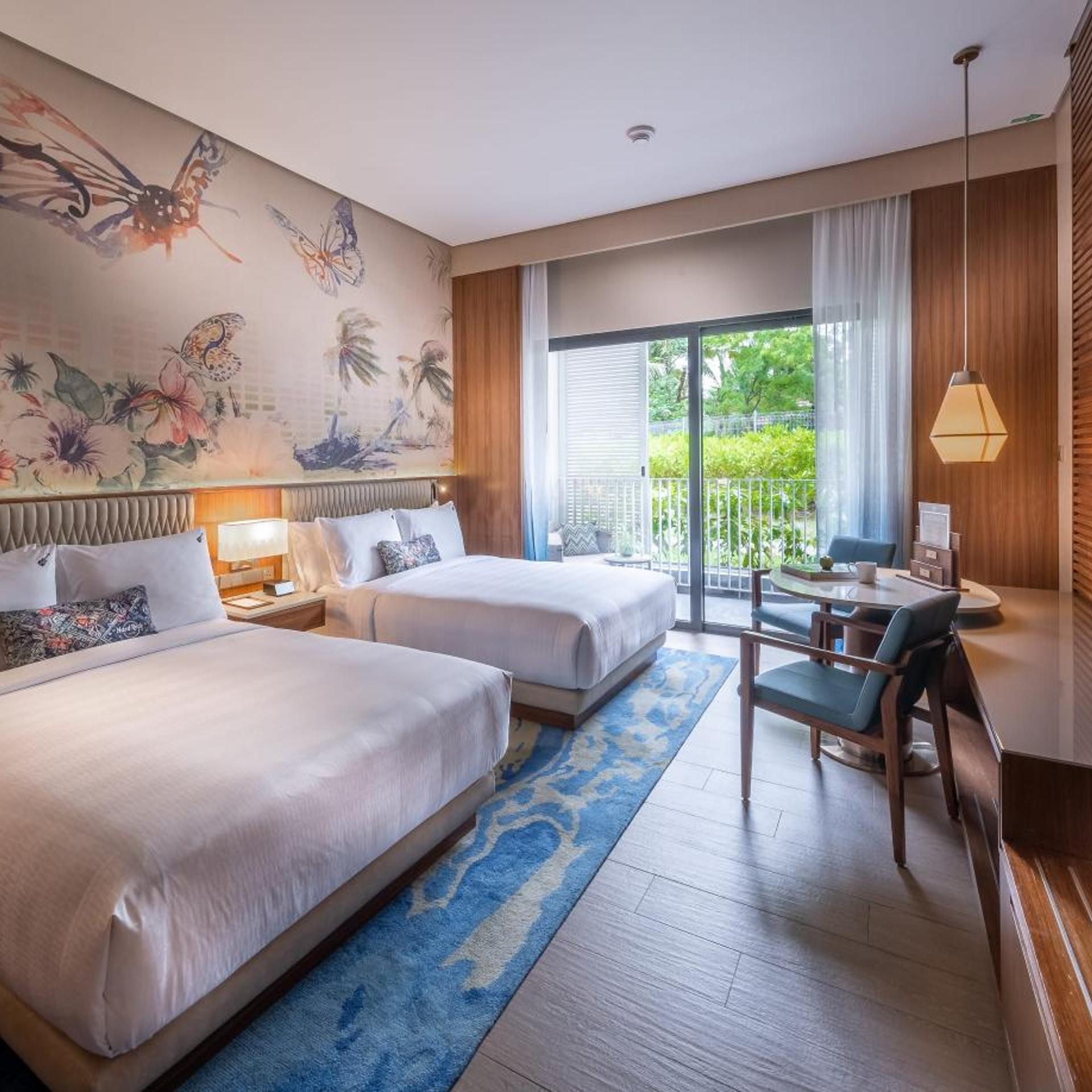 غرفة بسرير مزدوج أو سريرين منفصلين، Hard Rock Hotel Desaru Coast 2/8