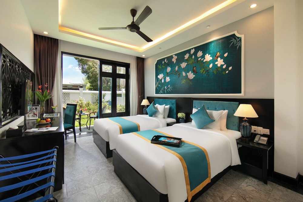 Garden, Deluxe, King Bed, Balcony، Silk River Hoi An Hotel & Spa 3/5