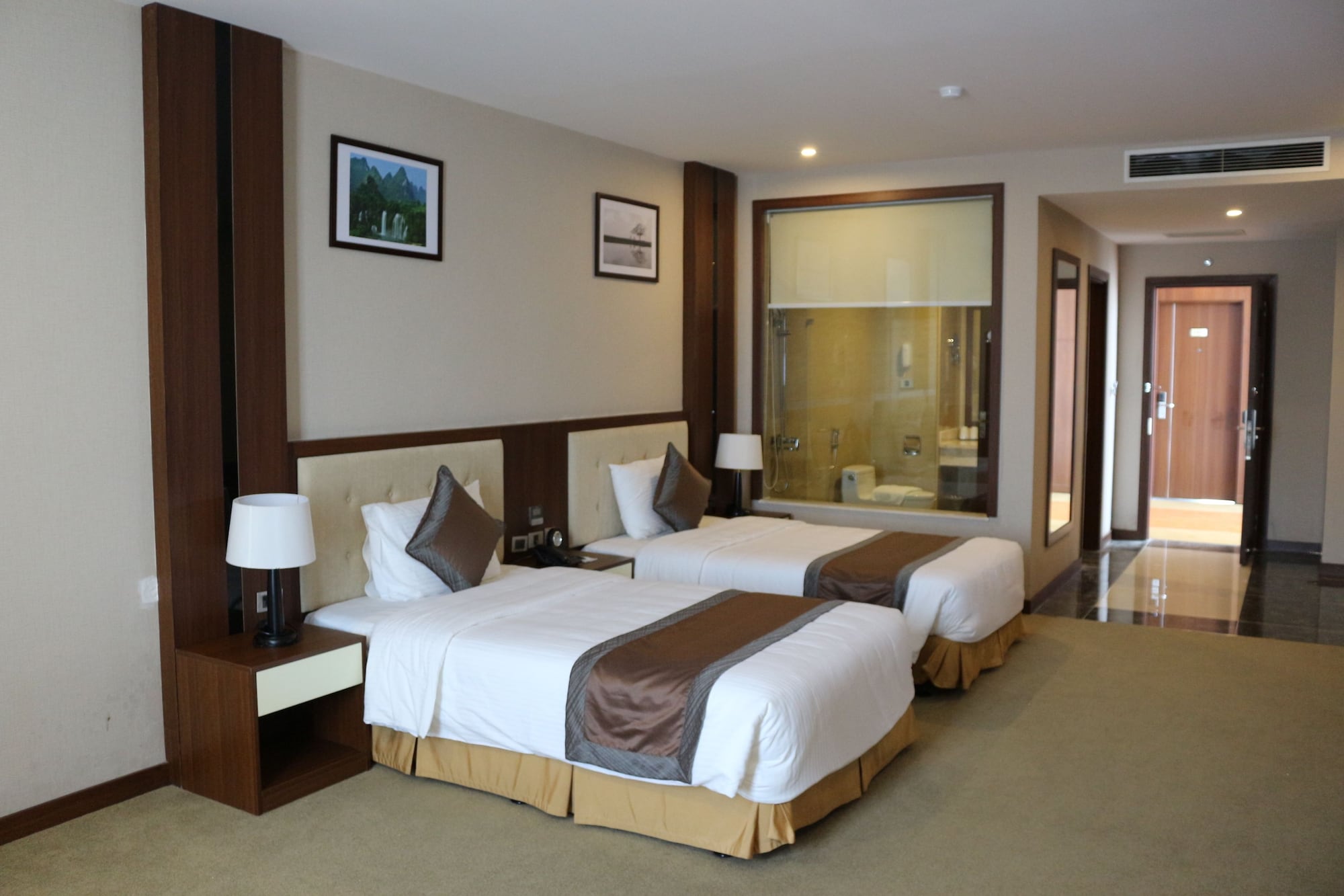 غرفة ديلوكس بسريرين منفصلين، Muong Thanh Luxury Bac Ninh 3/6