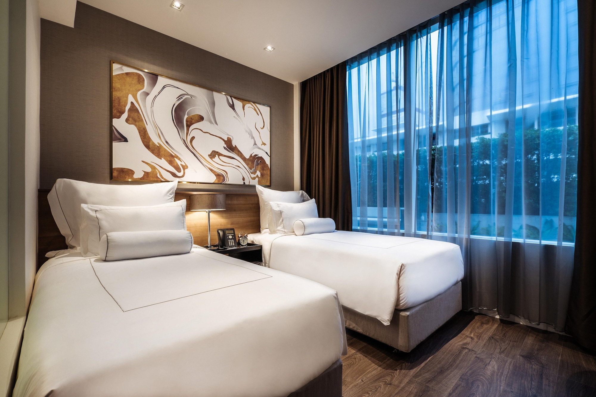 جناح عائلي بسرير كينج وسرير كوين بإطلالة على الحديقة، MUU Bangkok Hotel 2/8
