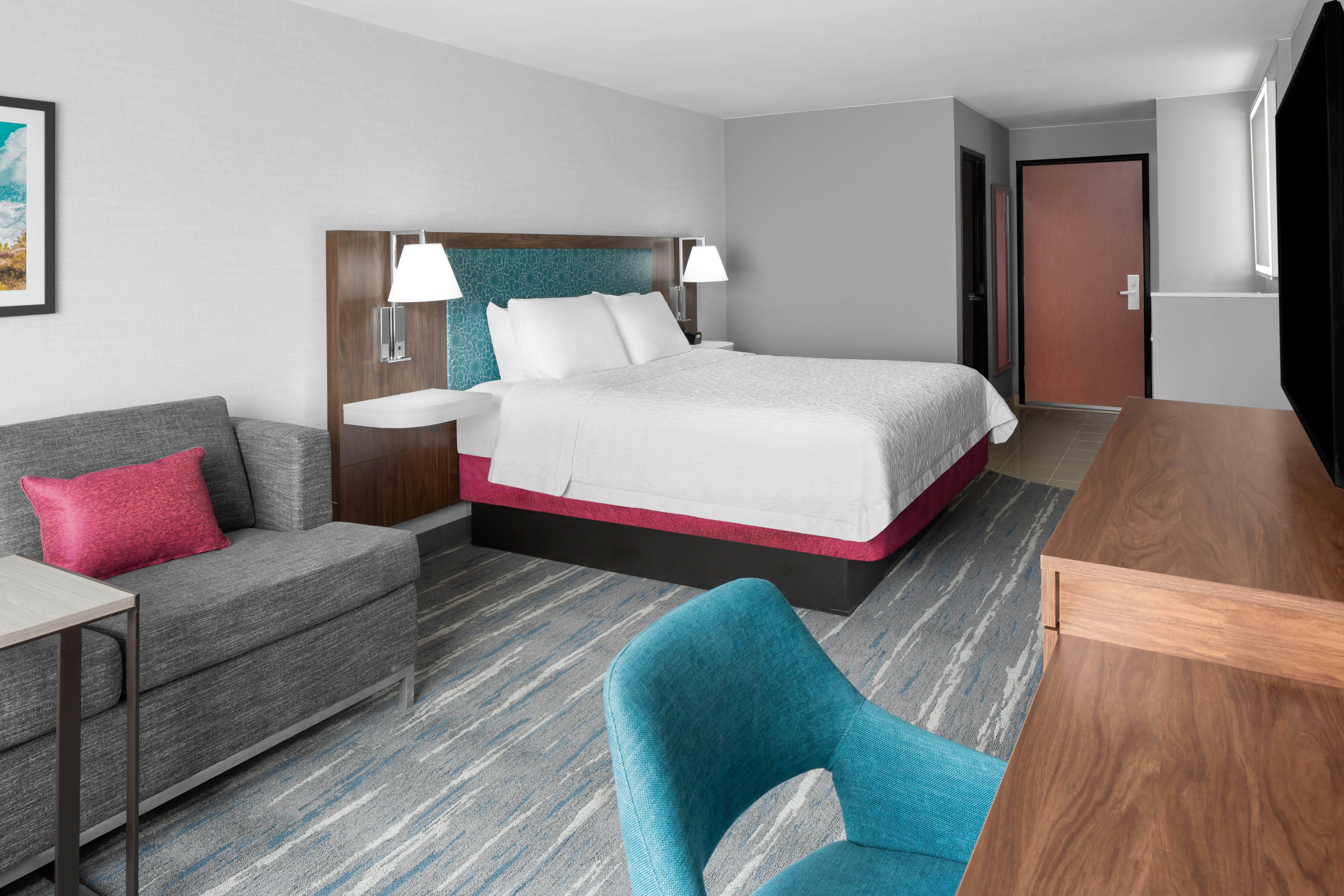 ROOM, KING BED, SOFA