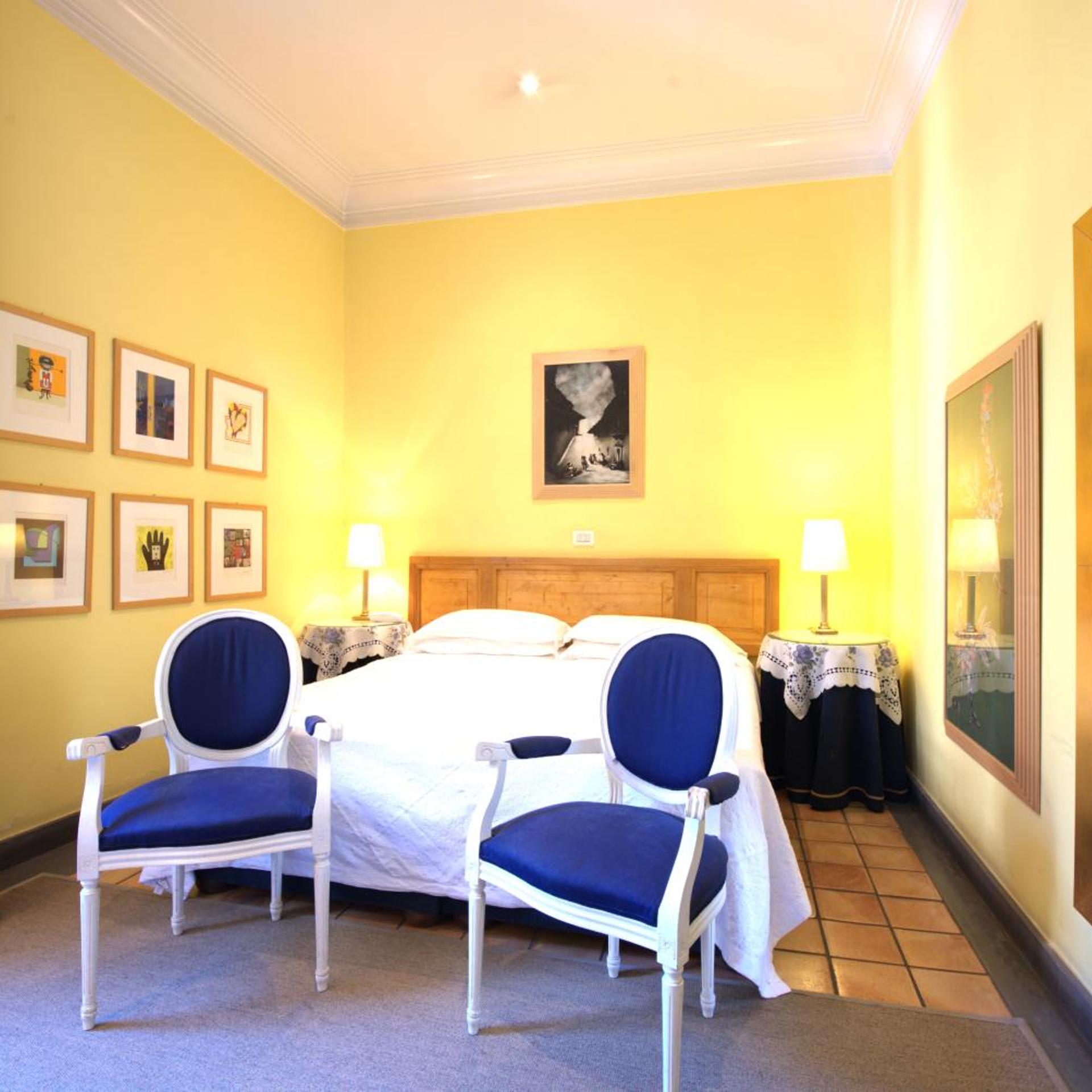 غرفة بسرير مزدوج أو سريرين منفصلين، Hotel Locanda Cairoli 4/10