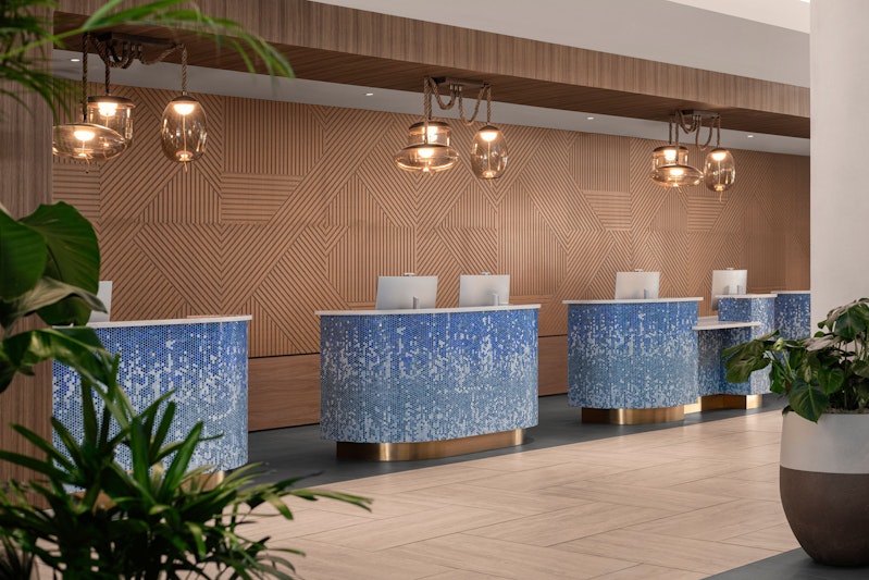 Lobby at Sheraton San Diego Hotel and Marina, SAN DIEGO - CA