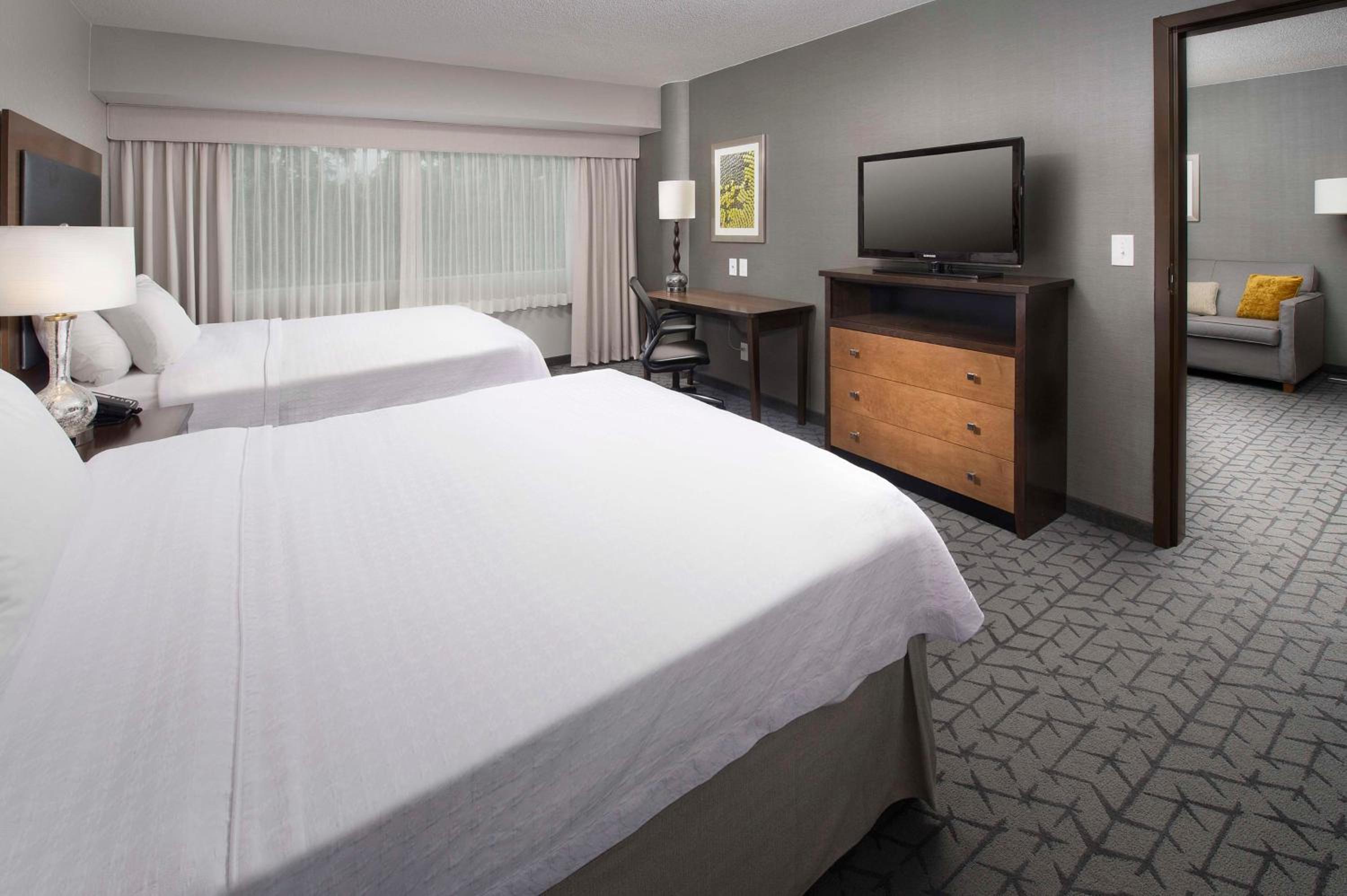 1 Bedroom, Suite, 2 Queen Beds, Sofa, HOMEWOOD SUITES BY HILTON GAITHERSBURG/ WASHINGTON, DC NORTH 2/5