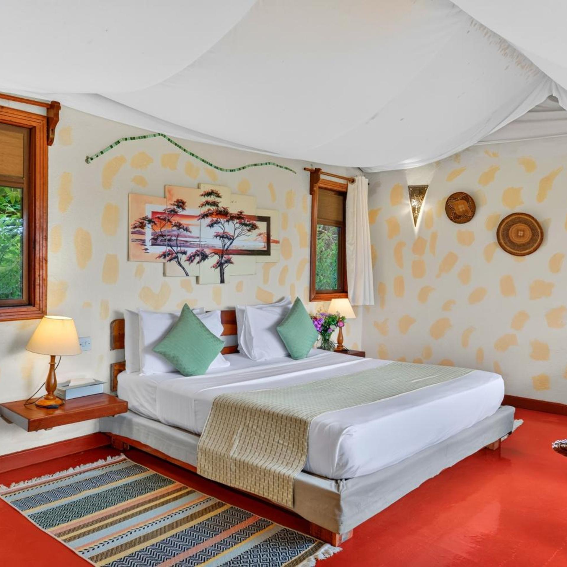 Deluxe, Cottage, King Bed, River View
