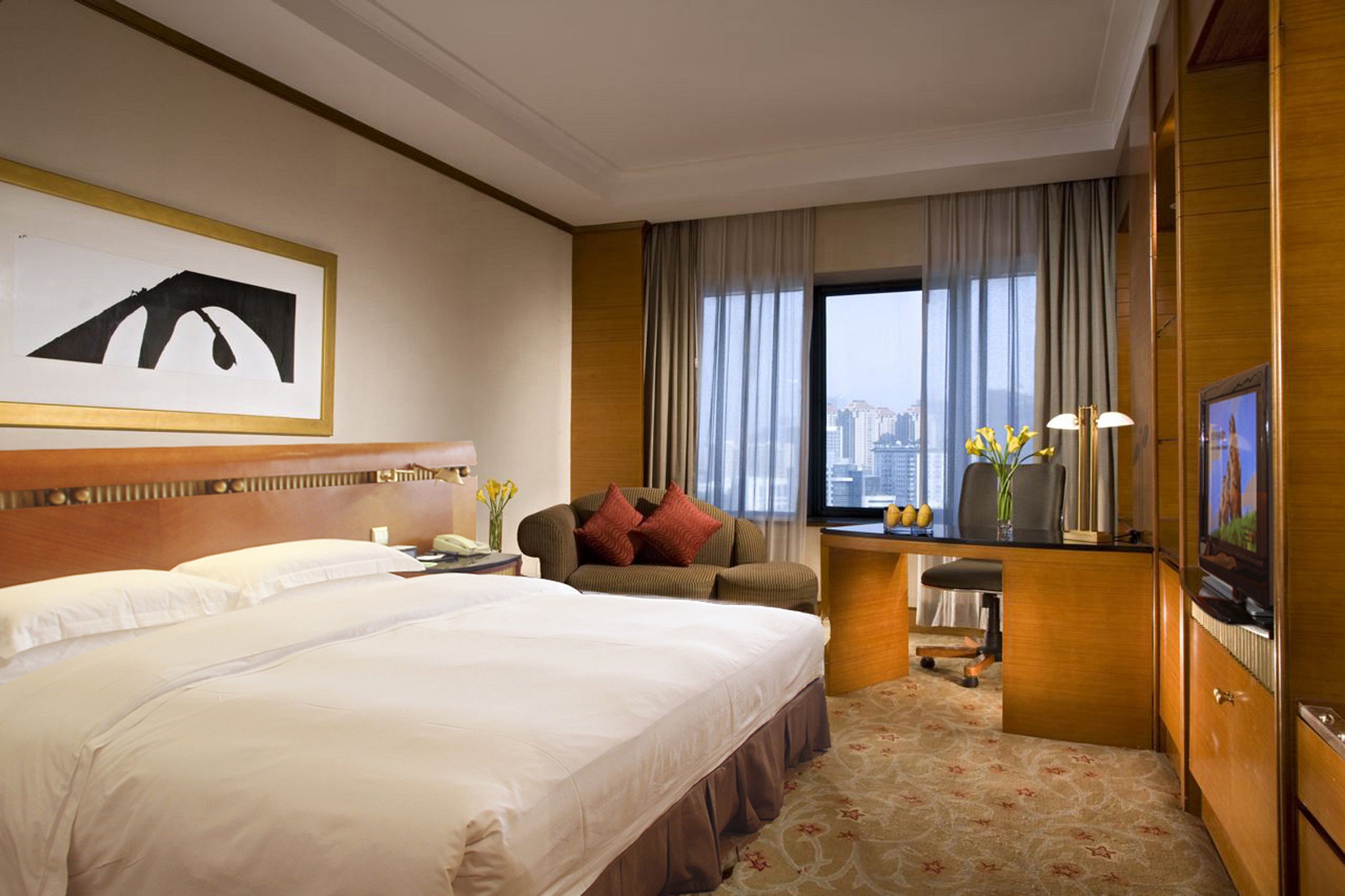 PREMIER, TWIN BEDS, GARDEN AND CITY VIEW