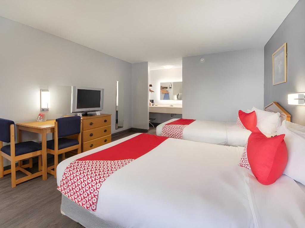غرفة بسريرين كوين للمدخنين، Quality Inn Kinder, LA 2/10