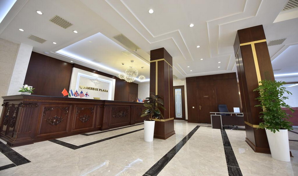 Lobby at Qushbegi Plaza Hotel, TASHKENT