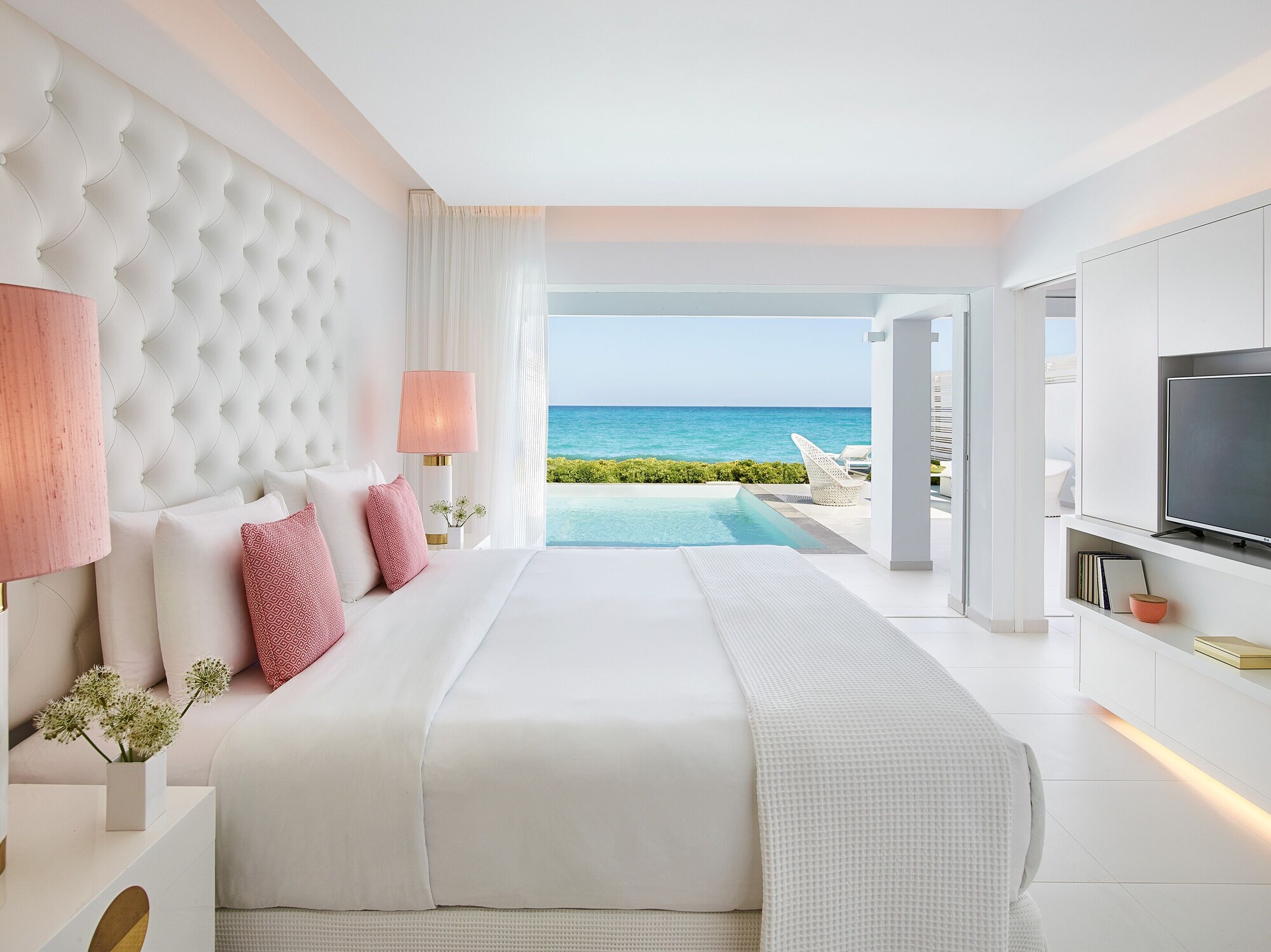 Swim Up, Guest Room, King Bed, Sea View, Private Garden