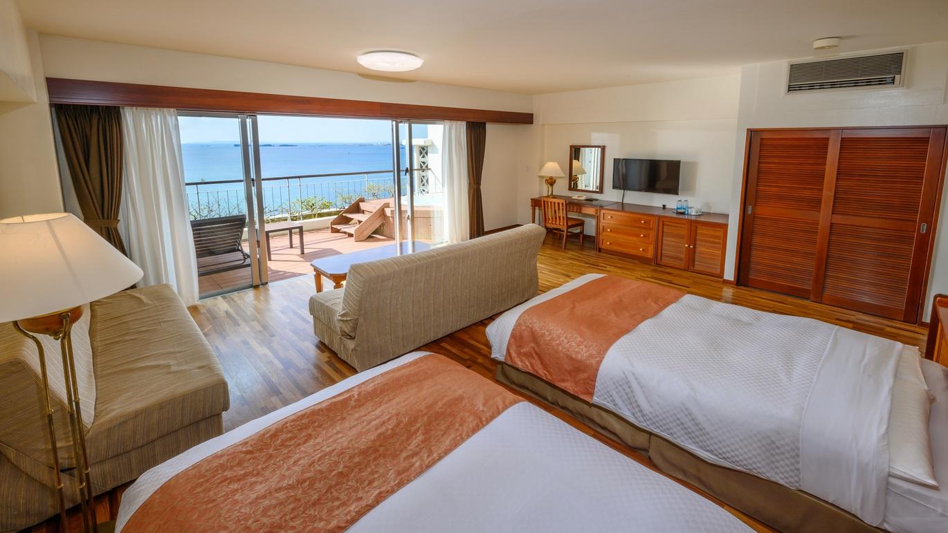 Orchid, Twin Beds, Sea View