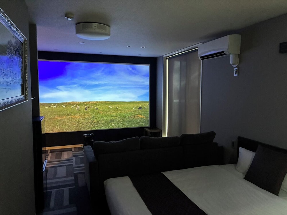 Theater, 2 Double Beds, Sofa