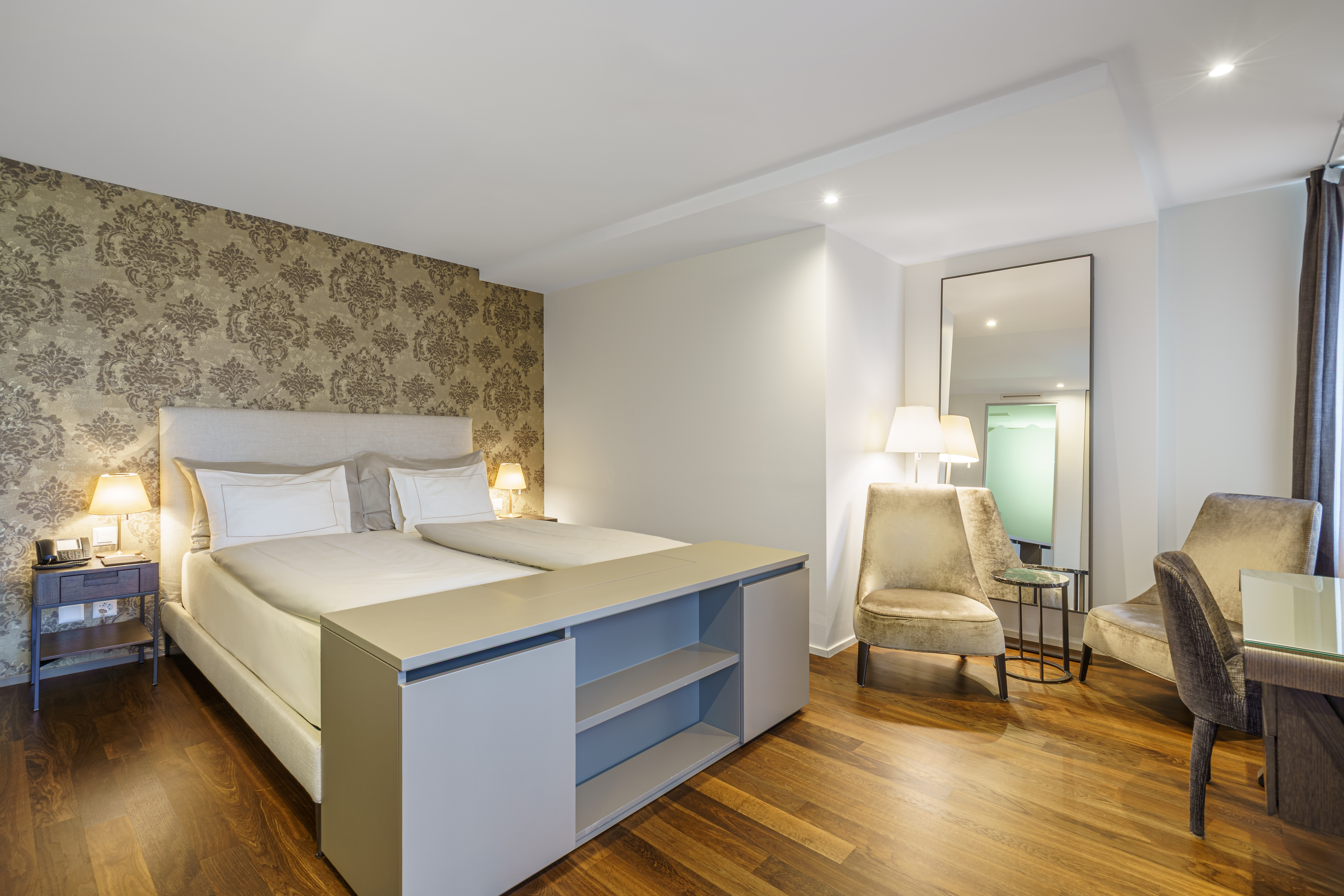 Room, Single, Double Bed, No Balcony