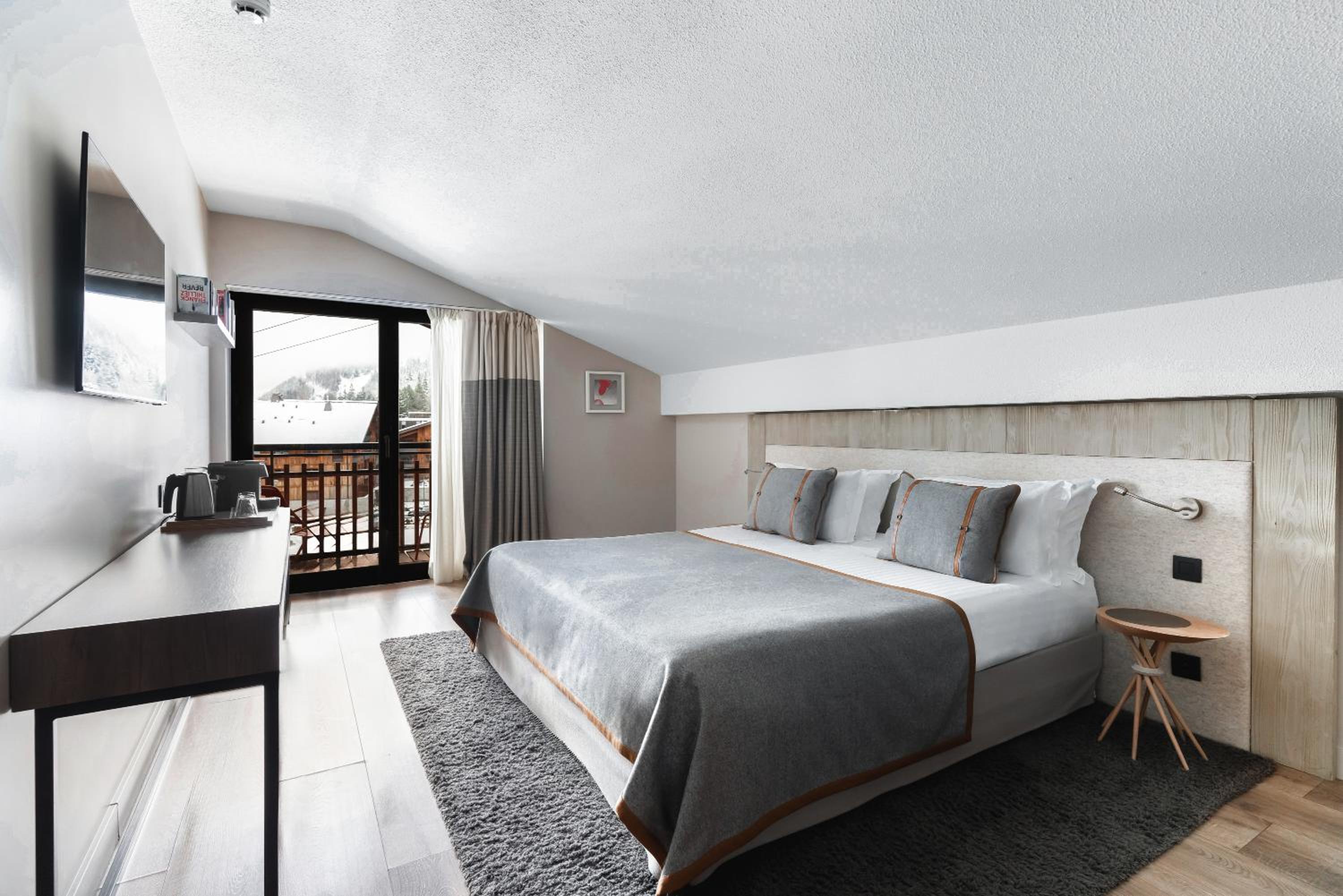 Room, Double or Twin Bed, Attic