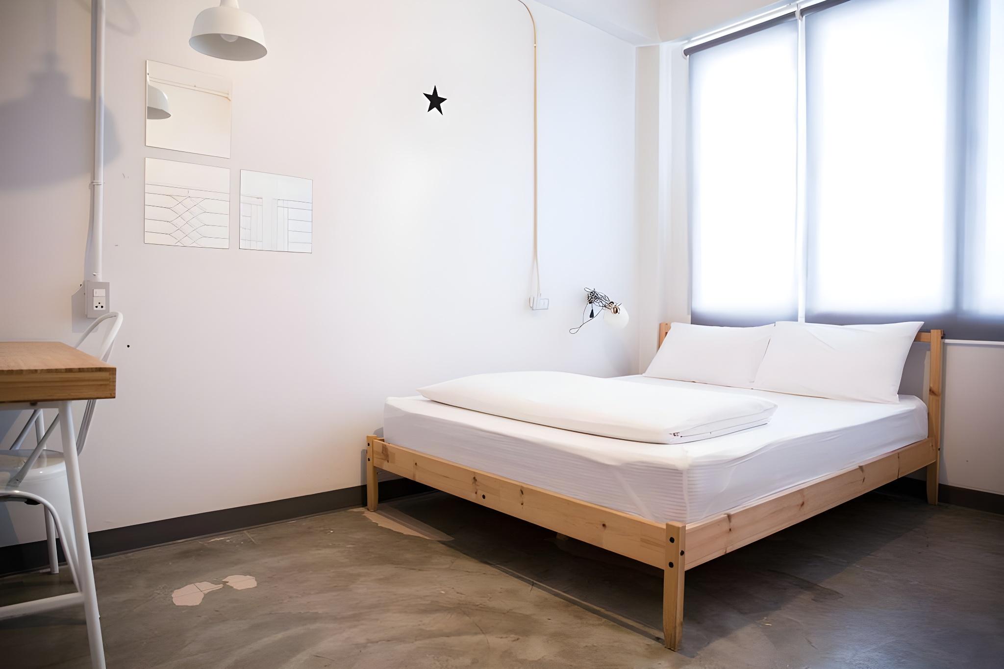 Private, Studio, Double Bed, Shared Bathroom