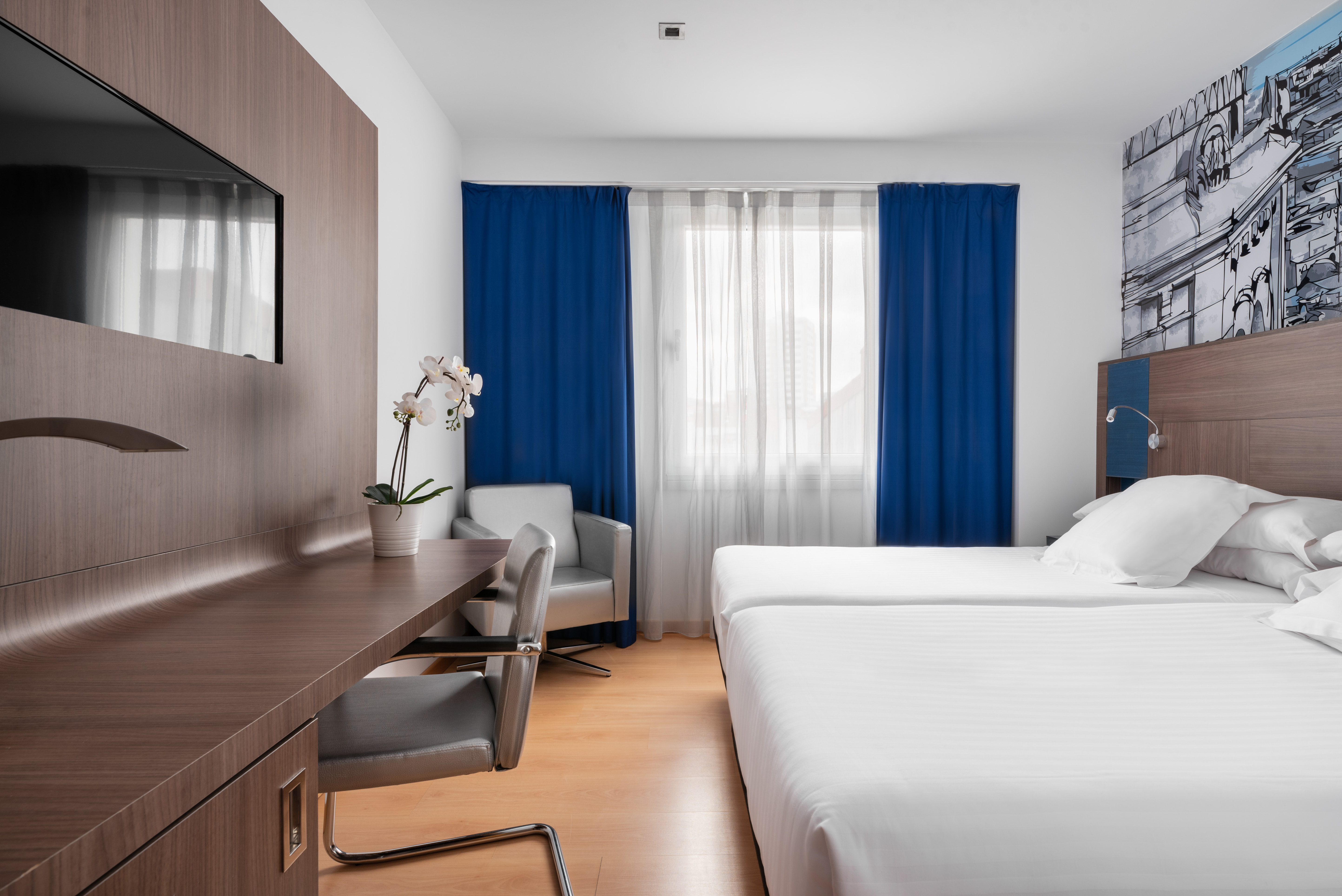 غرفة قياسية مفردة بسرير مزدوج، Eurostars Blue Coruna 5/9