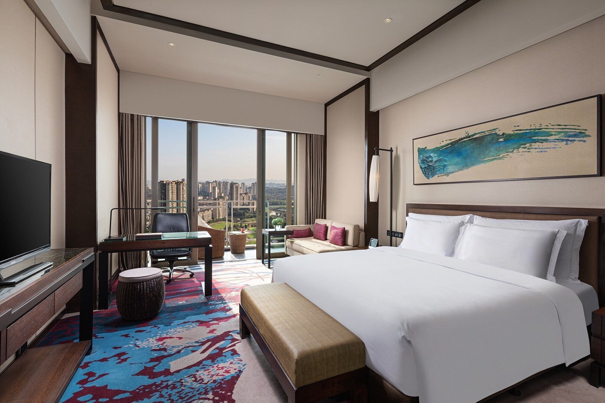 Premium, King Bed, Golf Course View، CROWNE PLAZA CHONGQING NEW NORTH ZONE 9/10