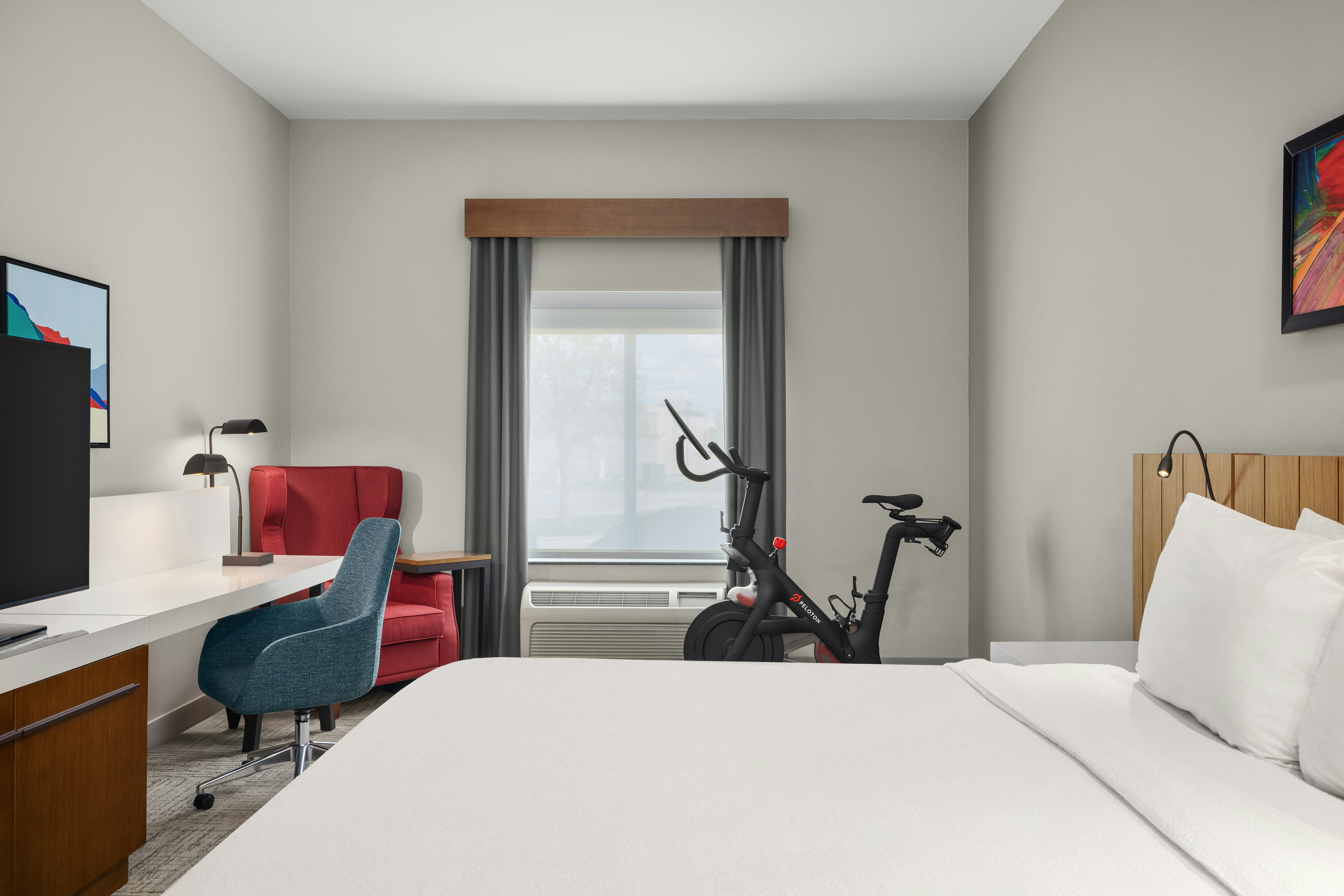 Room, King Bed, Peloton