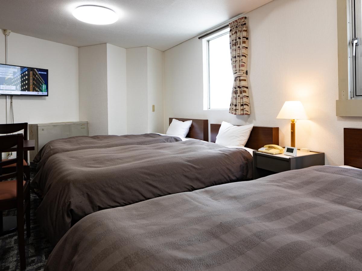Semi Room, Triple, Single Bed, 2 Semi Double Beds