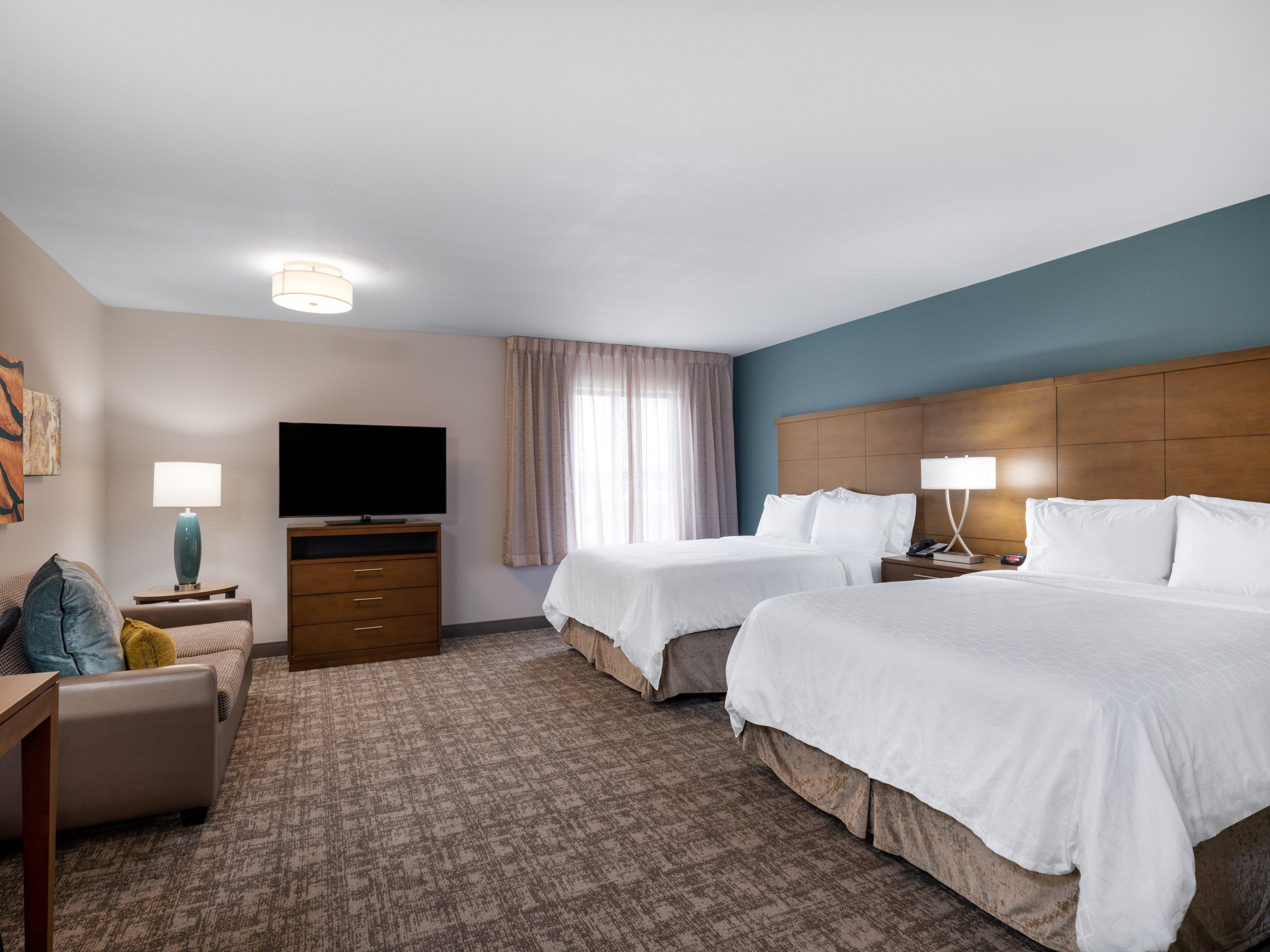 Studio, 2 Queen Beds, Accessible
