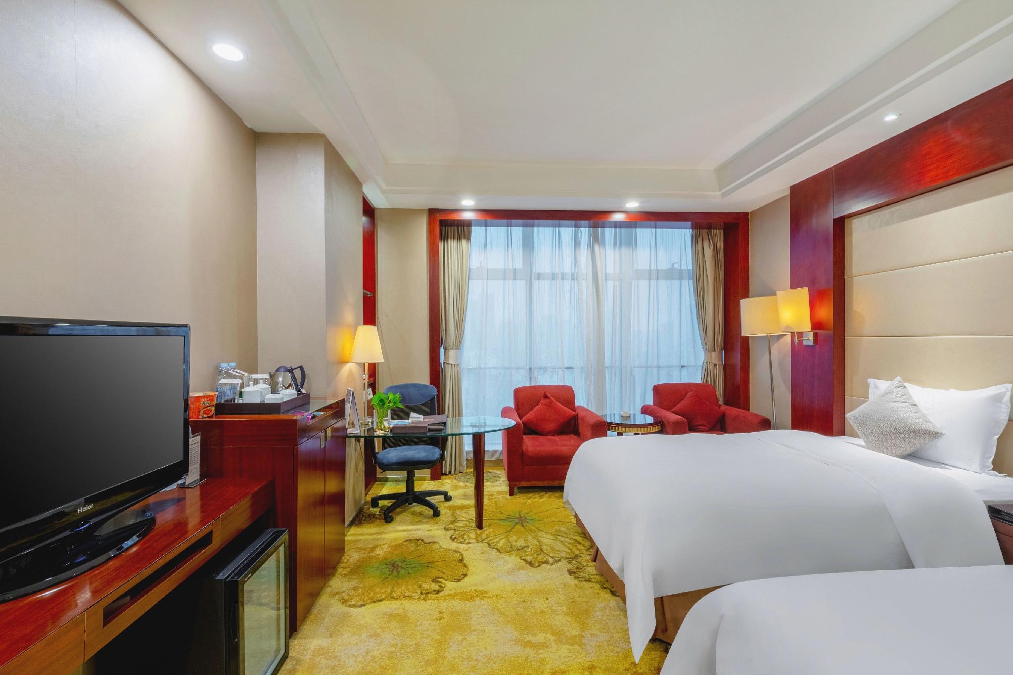 غرفة بسريرين منفصلين، Hongrui Jinling Grand Hotel Hefei 2/2