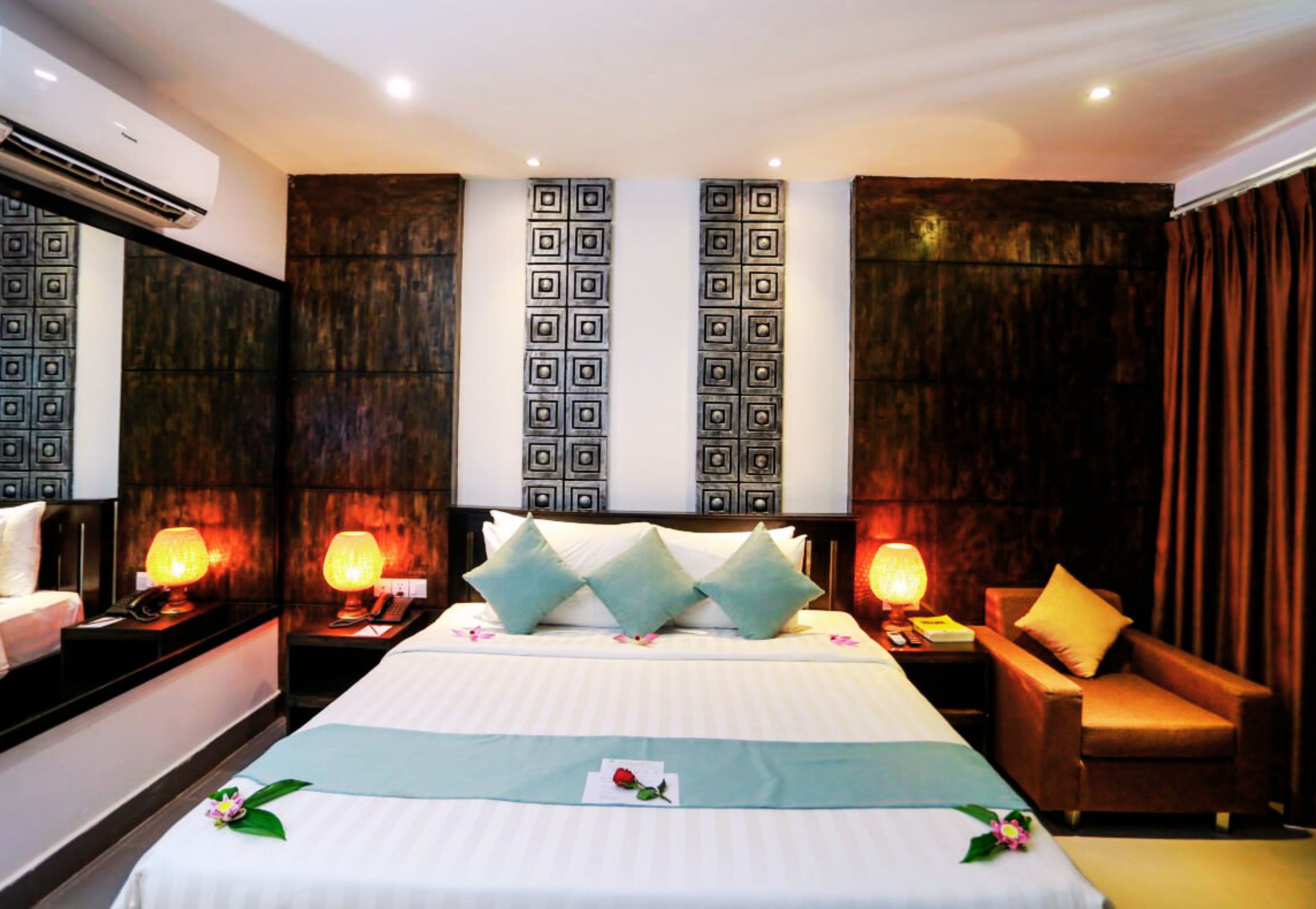 غرفة ديلوكس بسرير مزدوج بشرفة، Ladear Priviledge Rooms 4/8