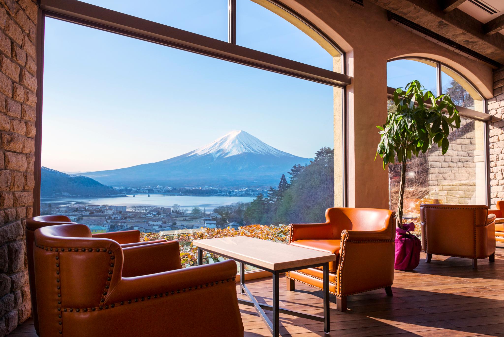 غرفة بإطلالة على الجبل مفردة بسرير مزدوج
