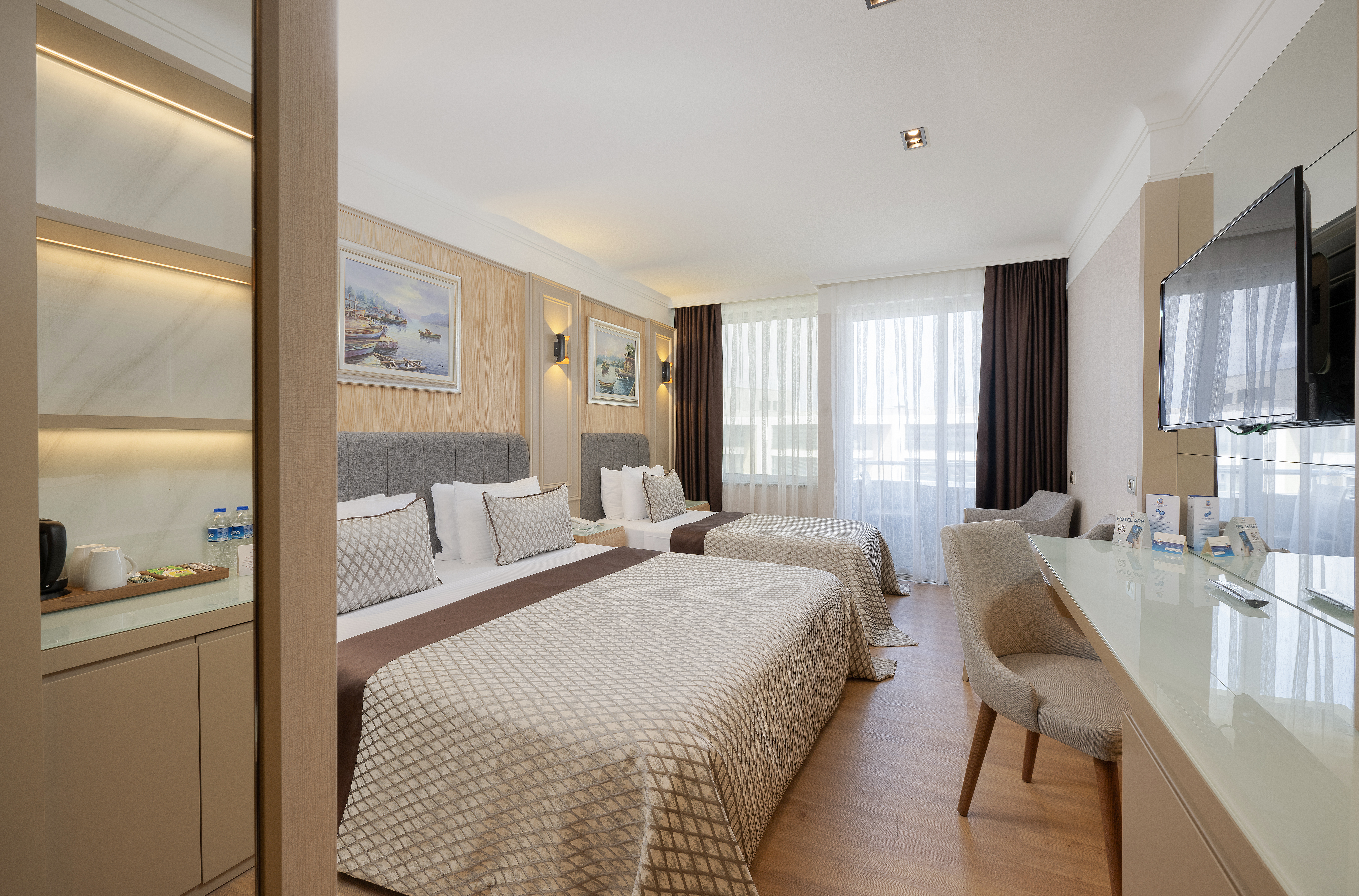 Room, Double Bed, Lateral Side Sea View