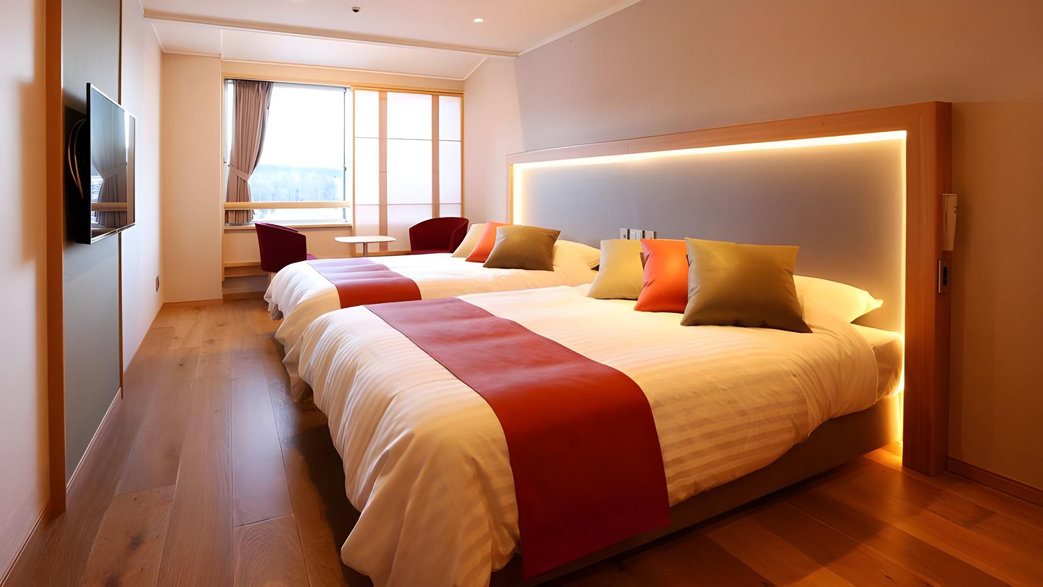 Semi Basement, 2 Double Beds