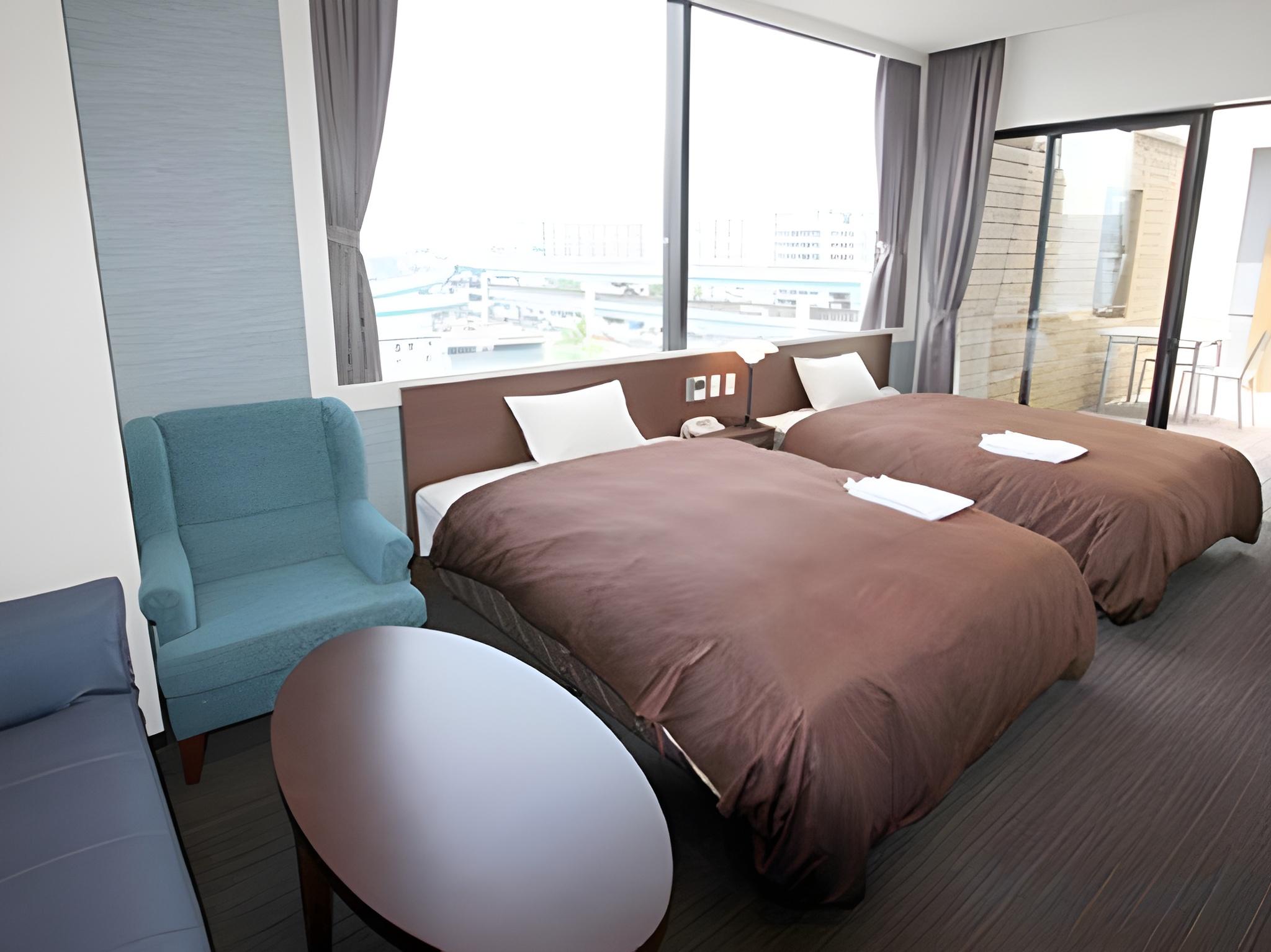 غرفة عصرية سوبيريور بسريرين منفصلين، Hotel New Gaea Kamigofuku 2/2