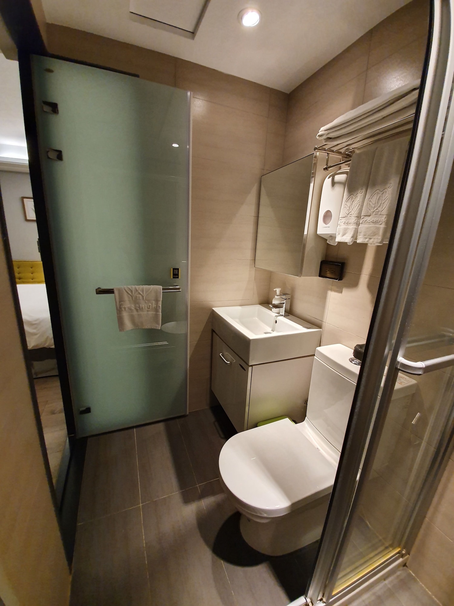 غرفة قياسية بسرير مزدوج، Greenight Hotel 9/10
