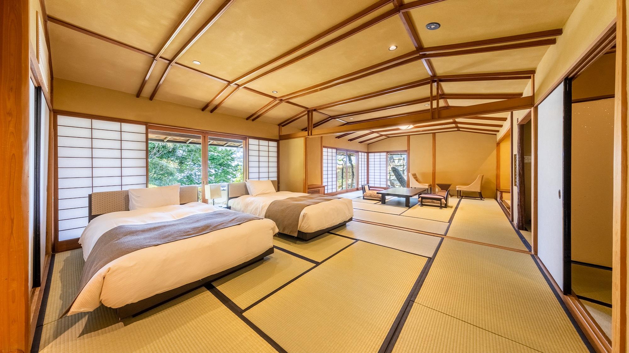 Japanese, Guest Room, Deluxe, Garden View, Outdoor Bath, Smoking