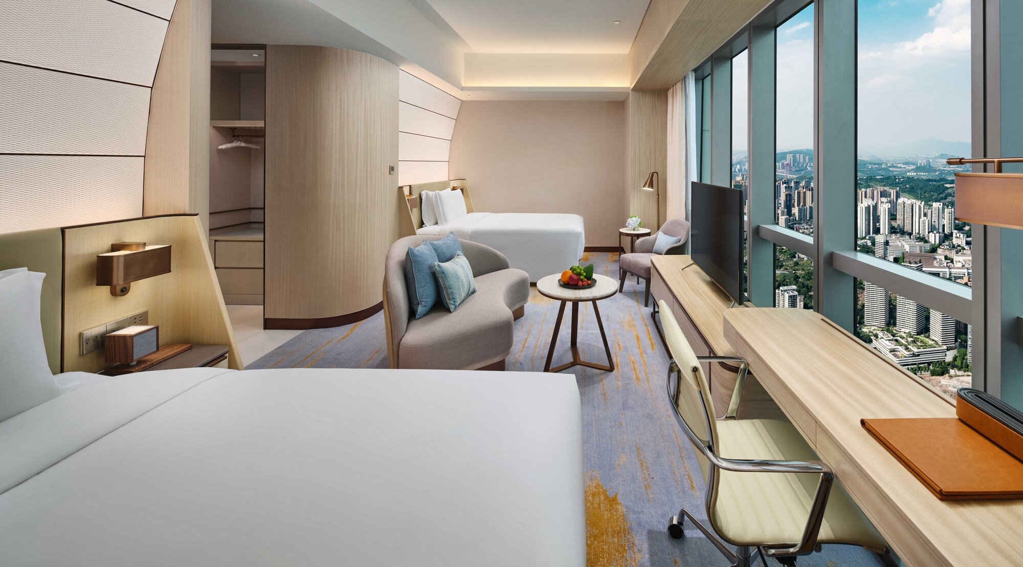 Premium, 2 Double Beds, City View, Intercontinental Chongqing Raffles City 2/5