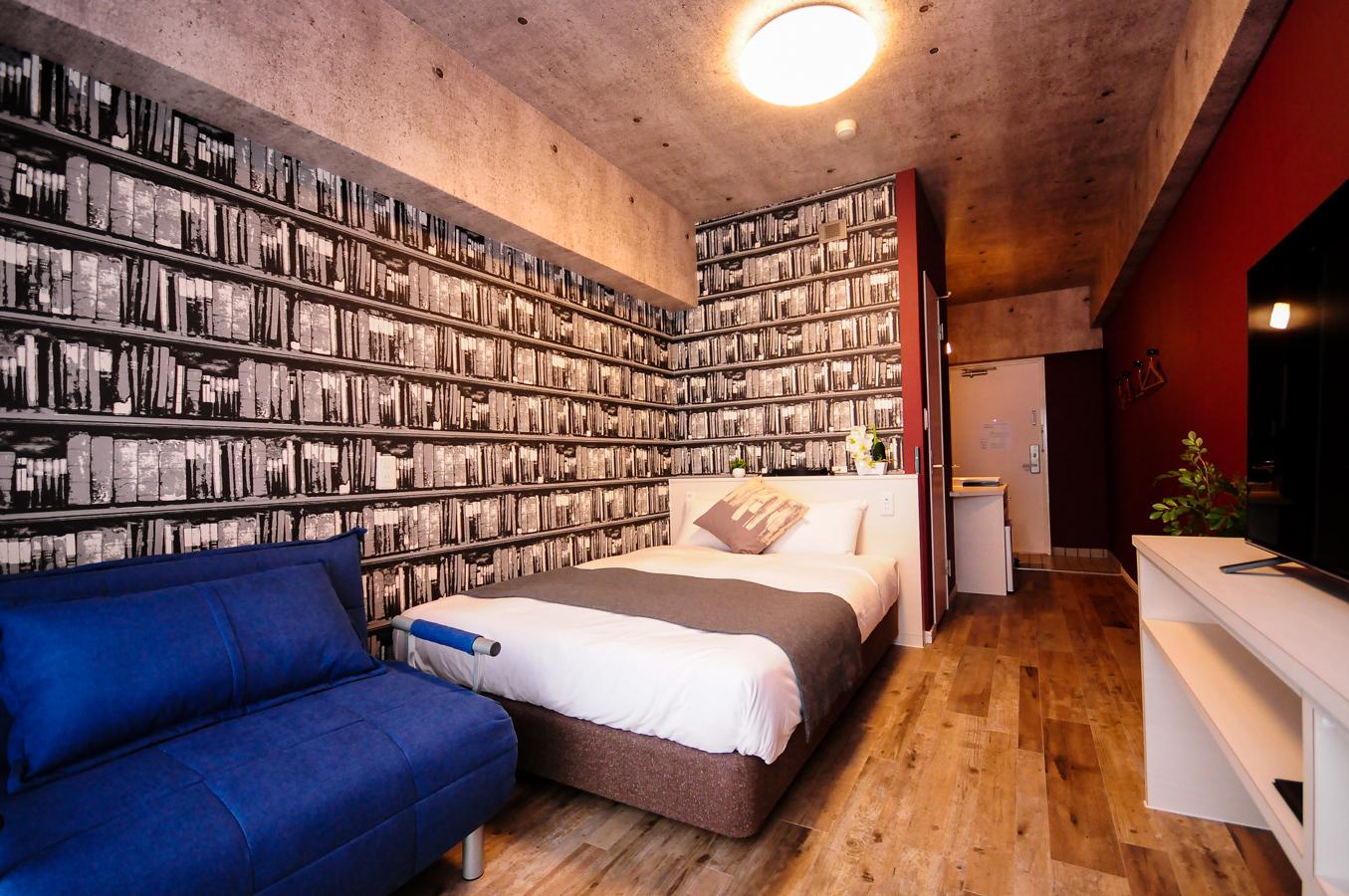 Room, Double Bed, Sofa, Pool Access