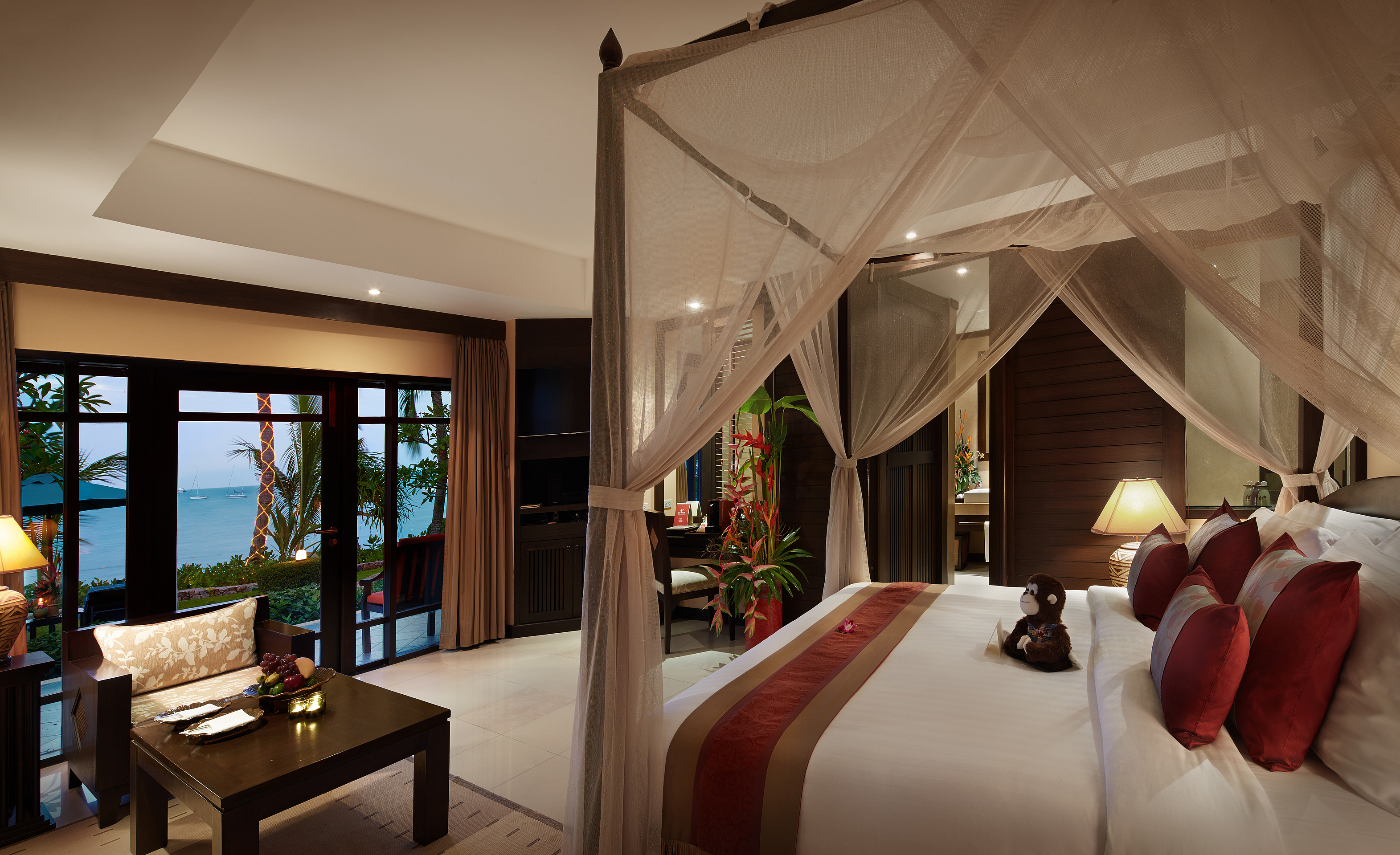 Beachfront Villa with Outdoor Jacuzzi