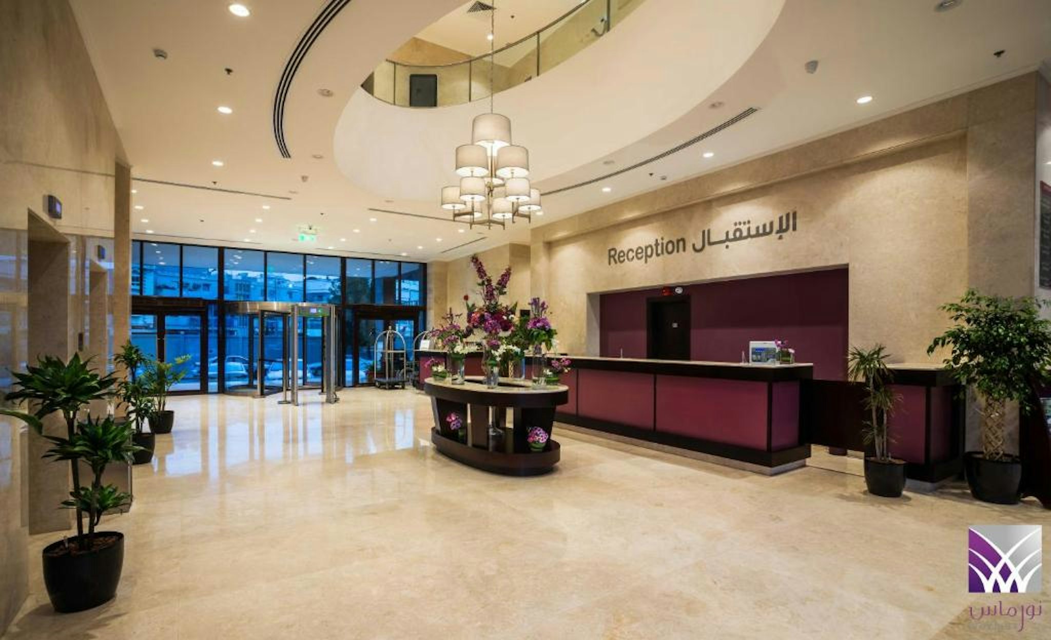 Lobby at Normas Hotel, AL KHOBAR