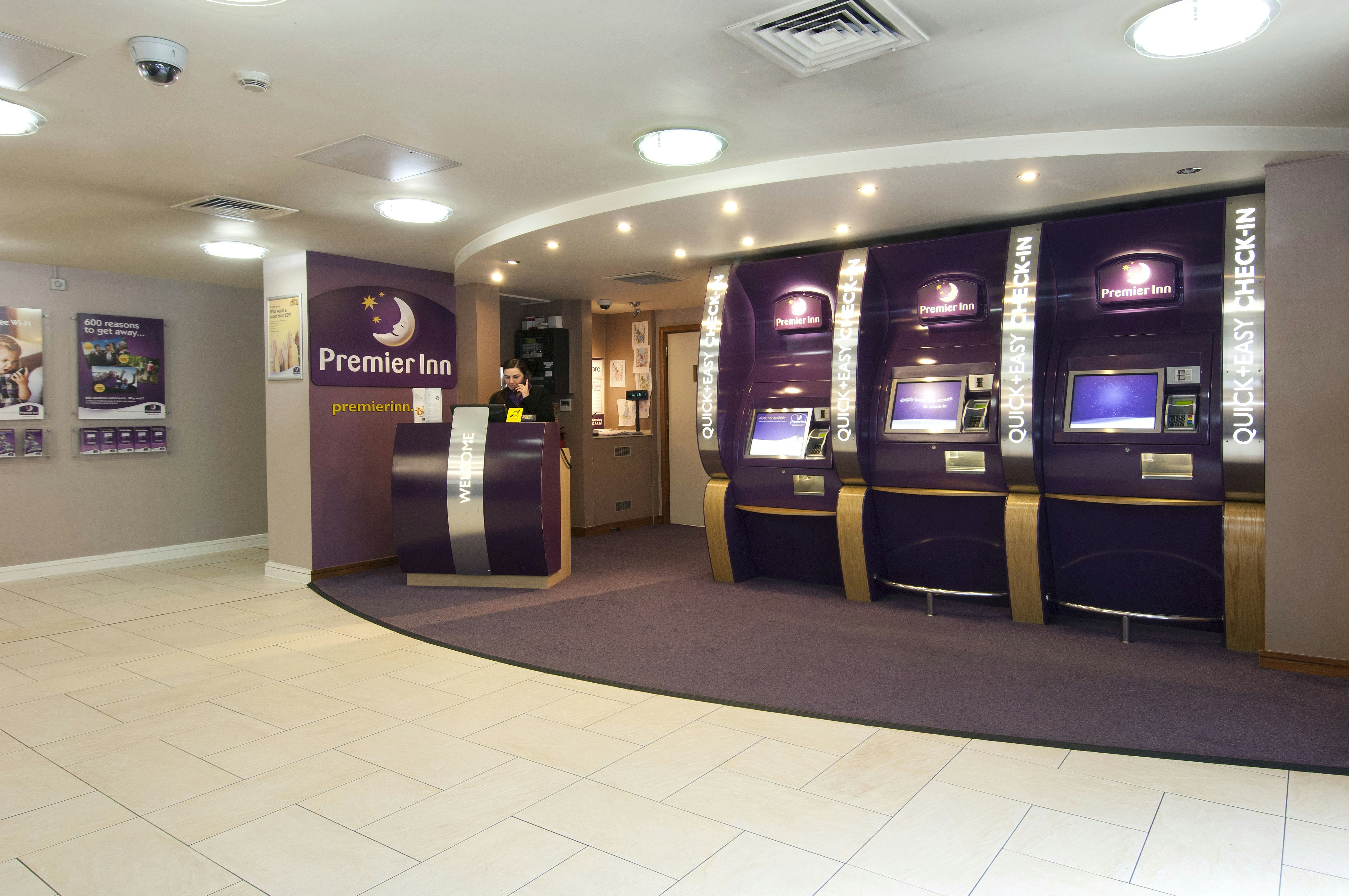 Lobby at Premier Inn London Euston, LONDON