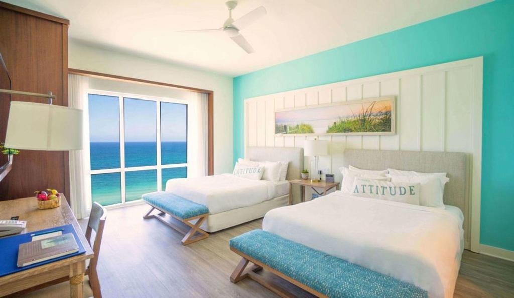1 Bedroom, Suite, 2 Queen Beds, Ocean Front
