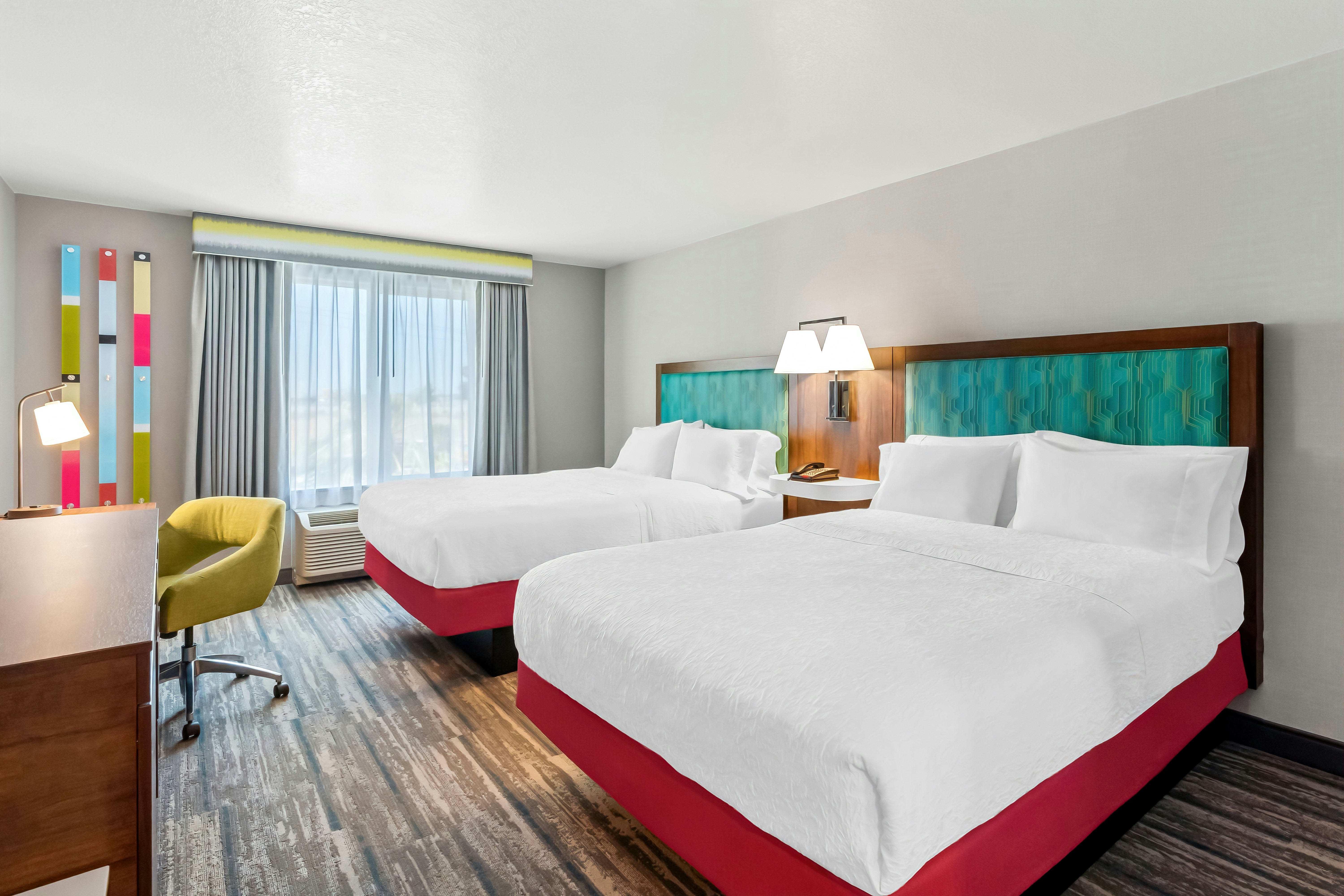 غرفة بسريرين كوين لذوي الإعاقة، Hampton Inn and Suites Lathrop 3/4