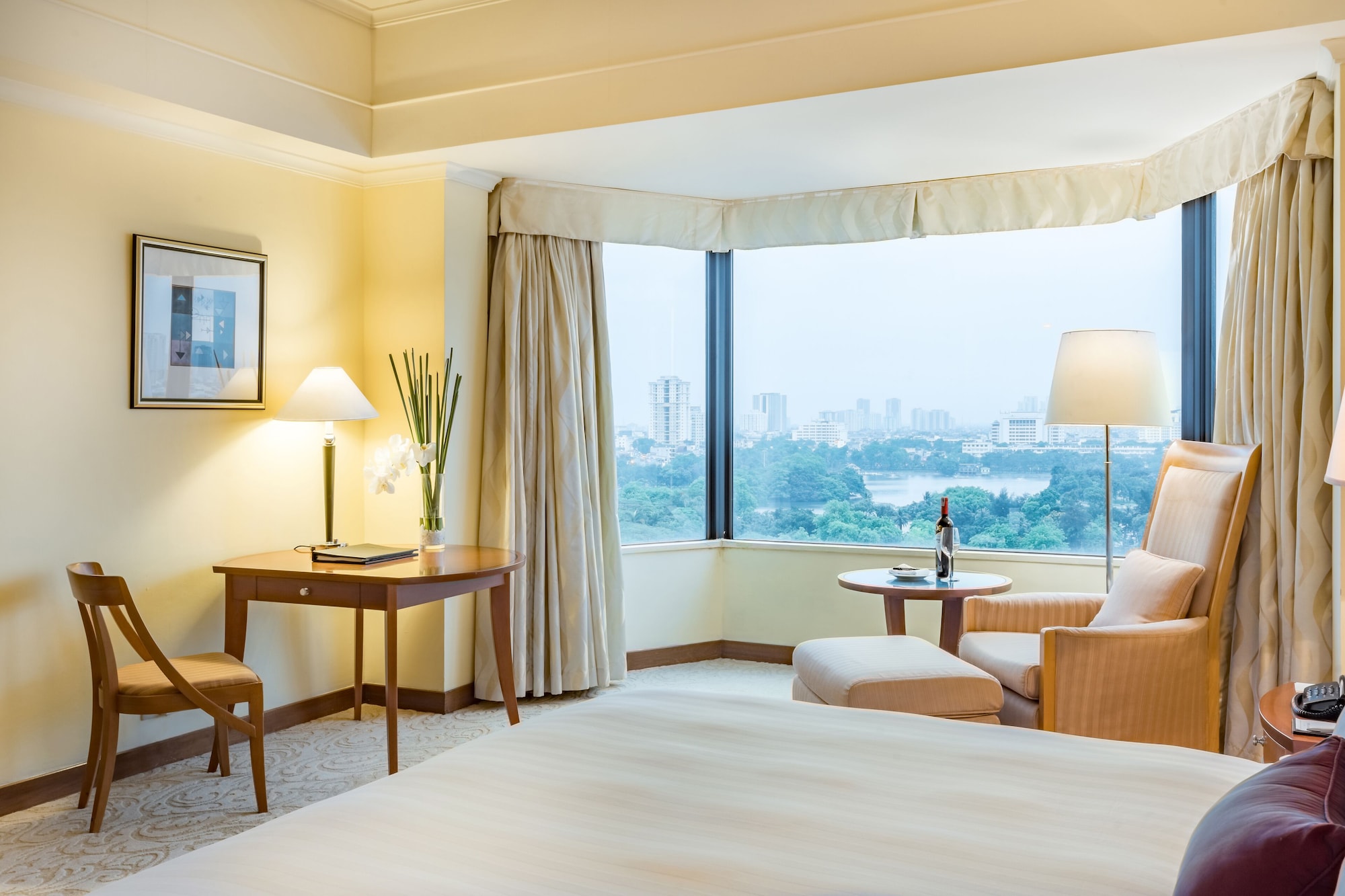 غرفة ديلوكس بسرير كينج، Hotel Du Parc Hanoi 5/9