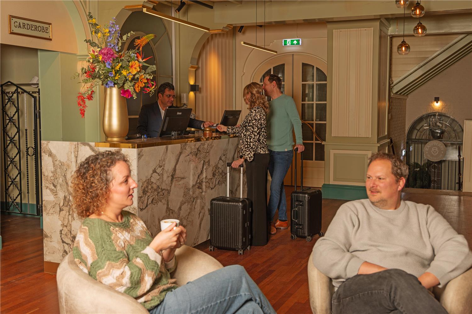 Lobby at Hotel Spaander, BW Signature Collection, VOLENDAM