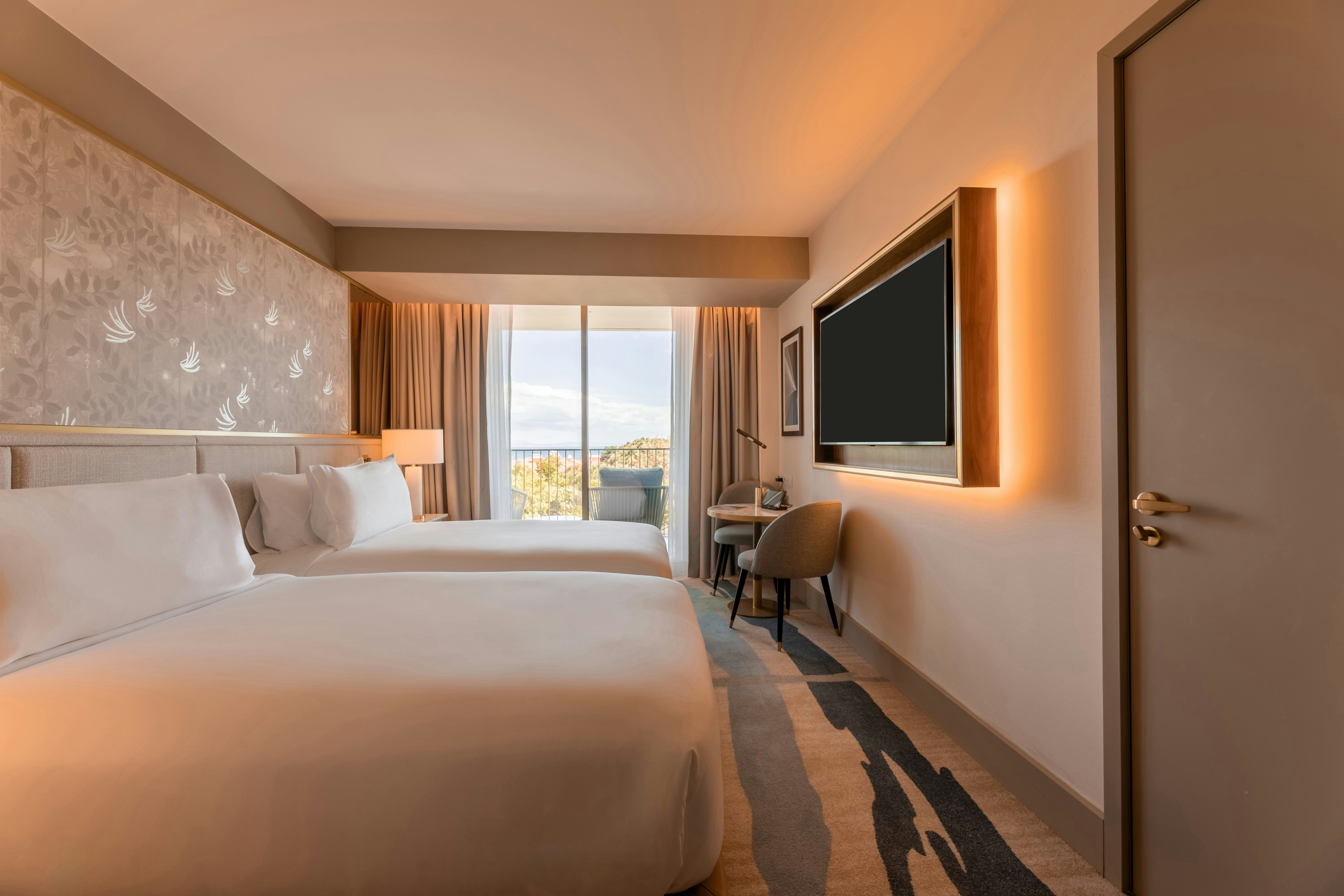 Twin Beds, Ocean View