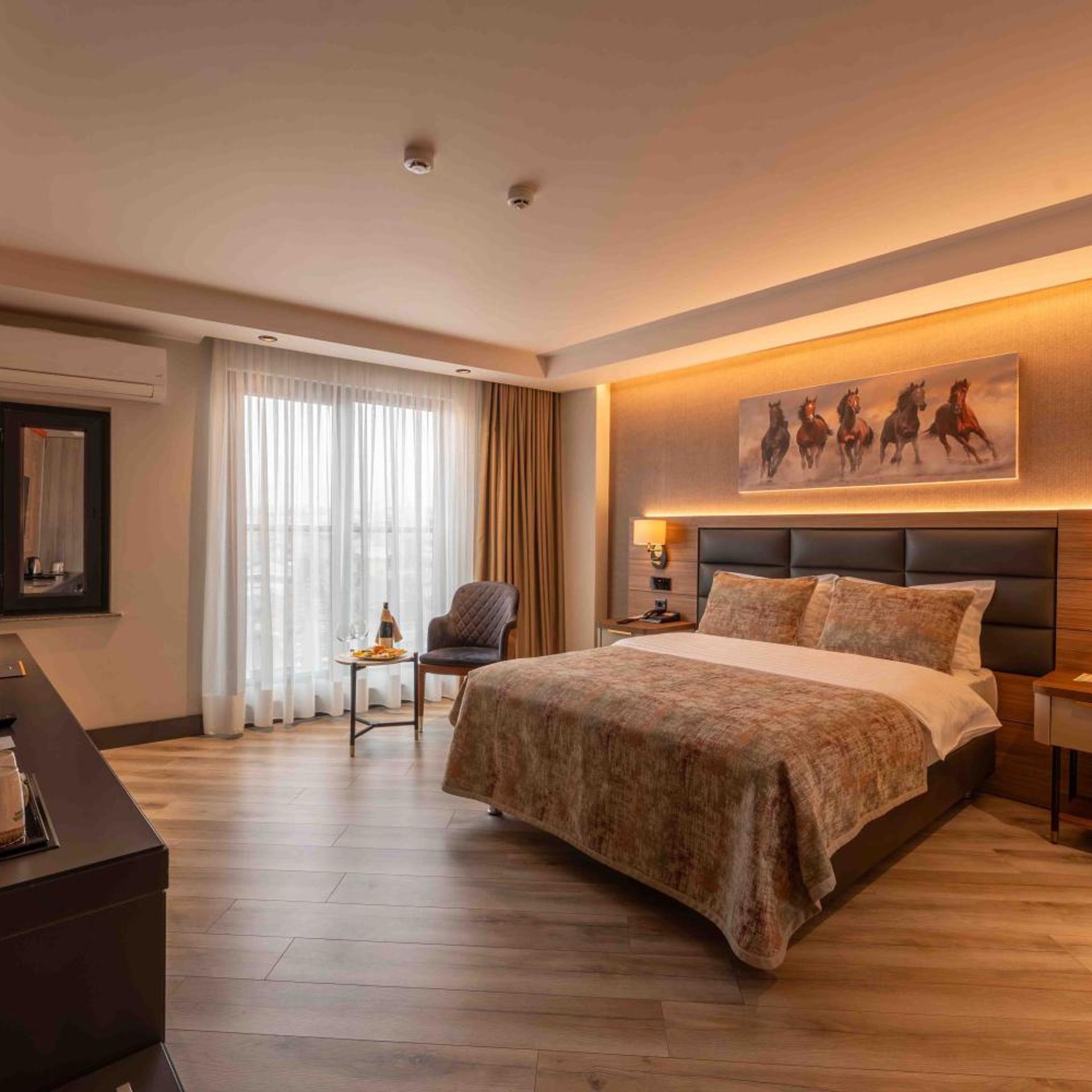 غرفة سوبيريور بسرير مزدوج أو سريرين منفصلين، City Asya Hotel 3/10