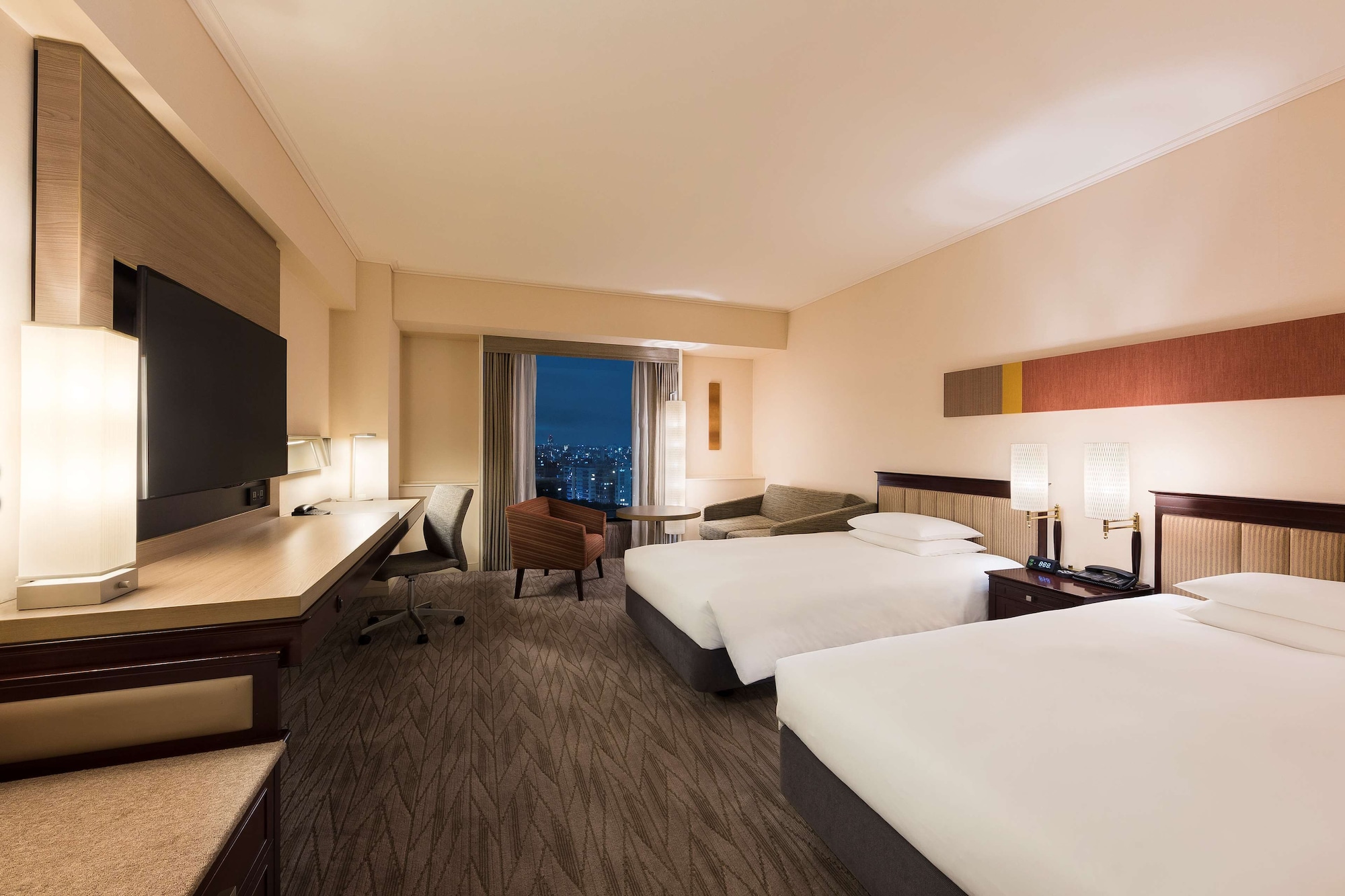 ROOM, TWIN BEDS, CITY VIEW
