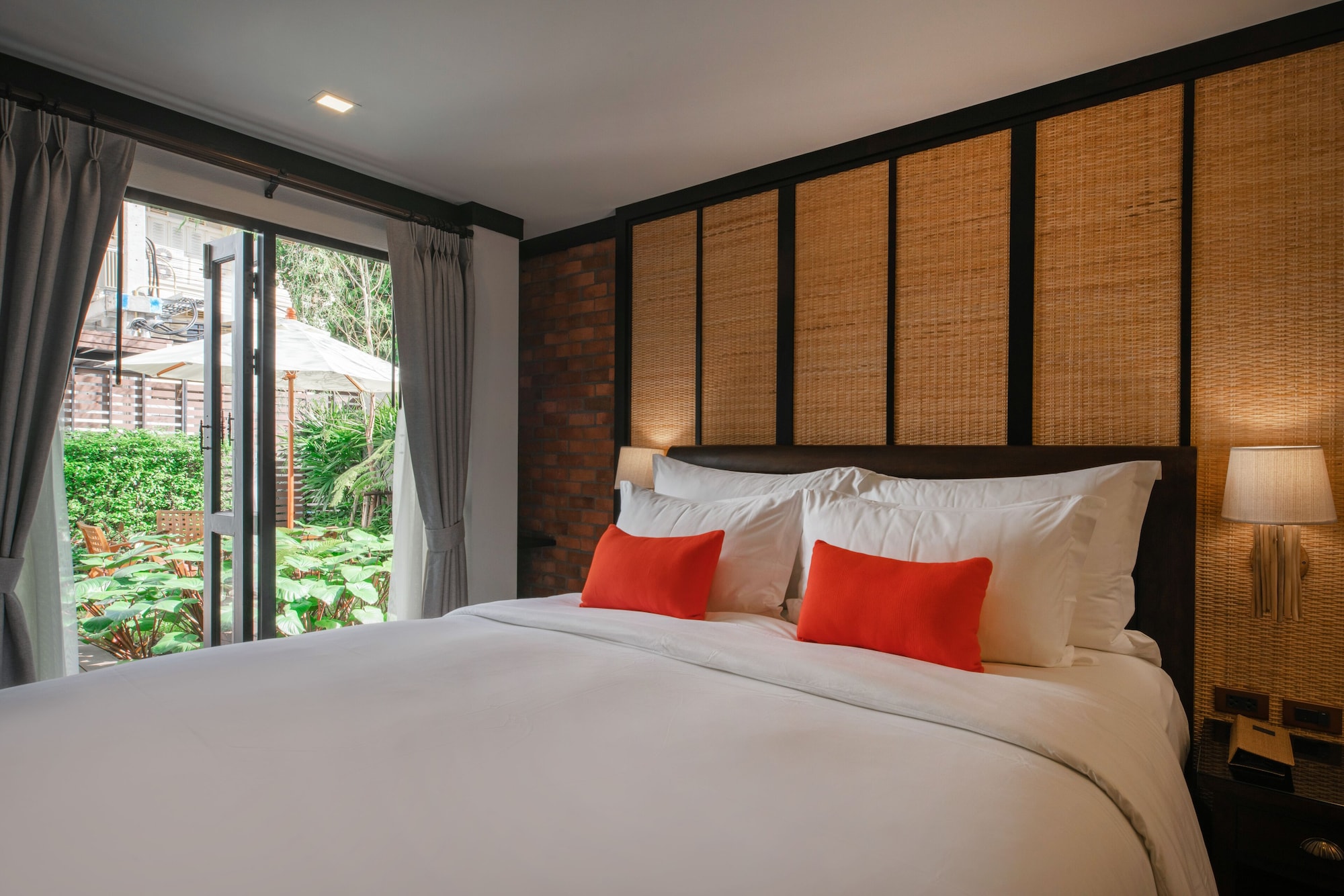 Lanna, Family, King and Twin Beds, Private Garden