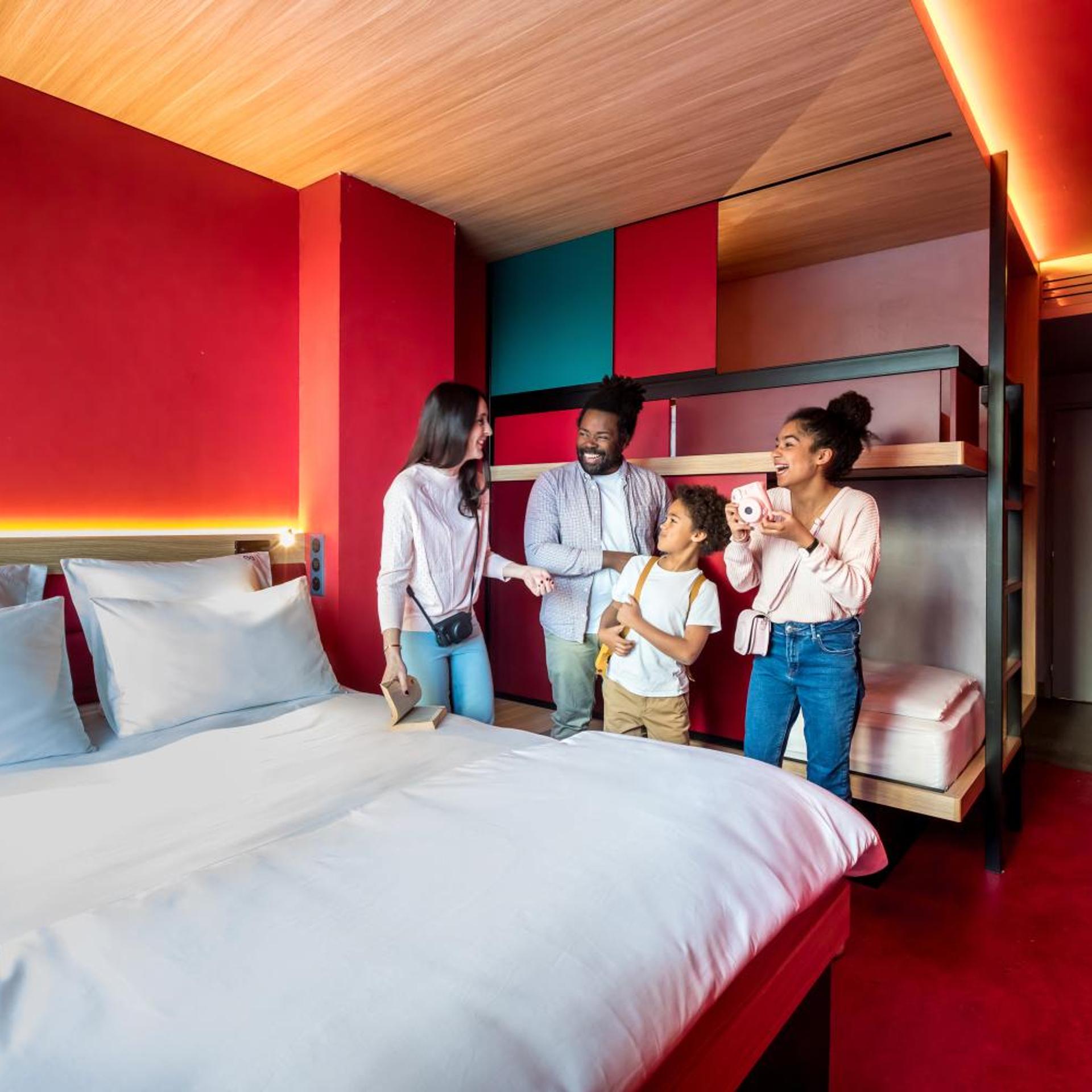 Room, Quadruple, Bunk Bed, Private Bathroom