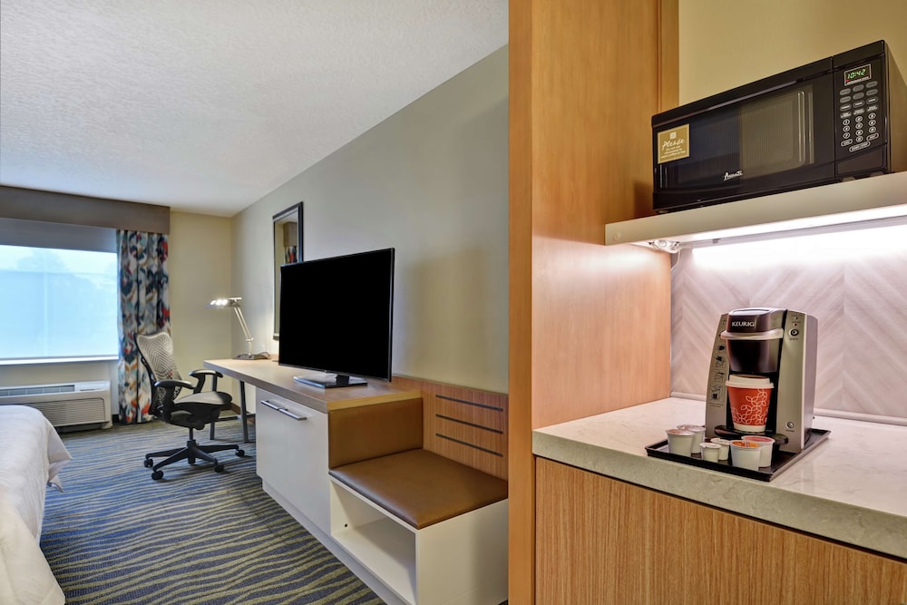 غرفة بسرير كينج مع أريكة، Hilton Garden Inn Lake Buena Vista 4/6
