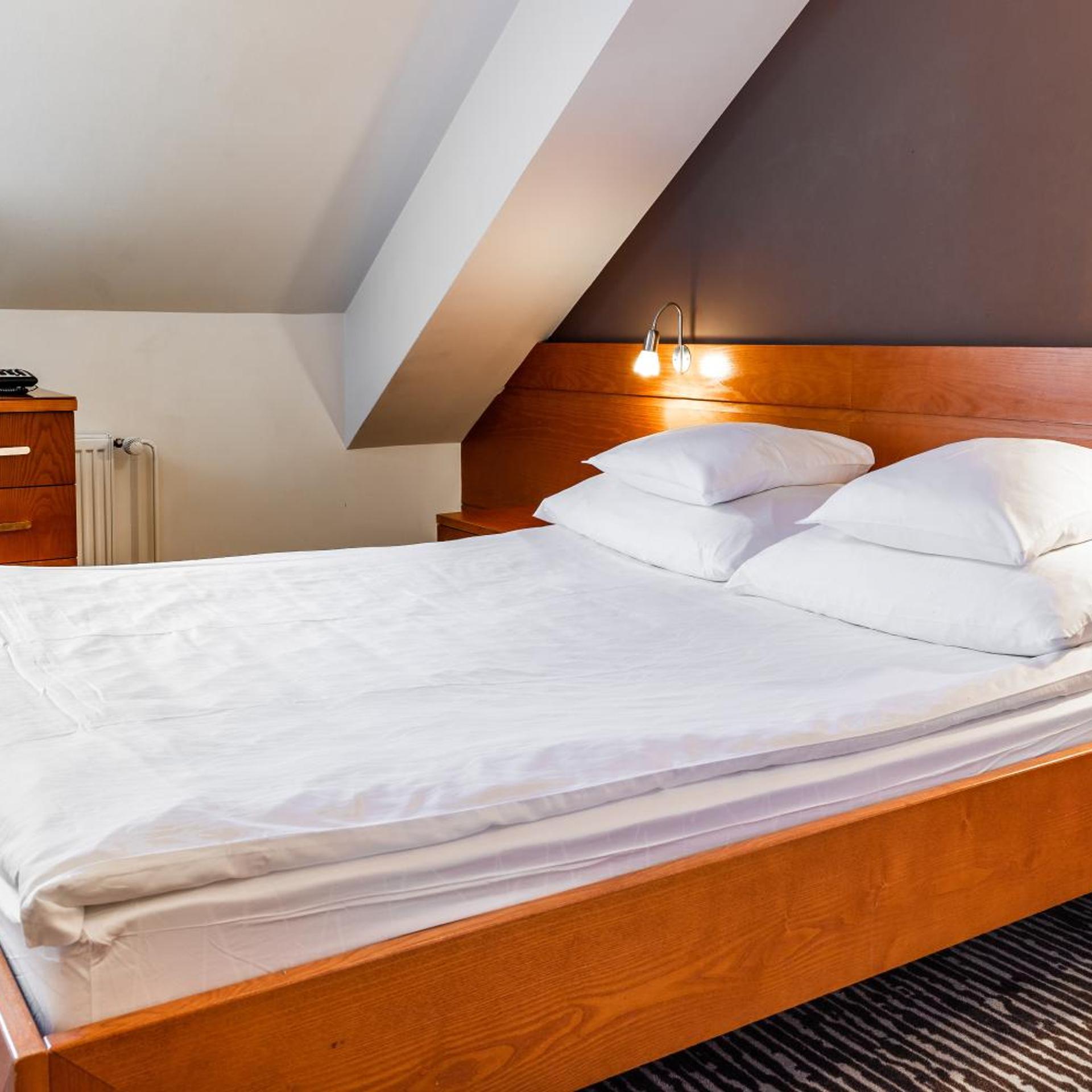Room, Double Bed, Attic
