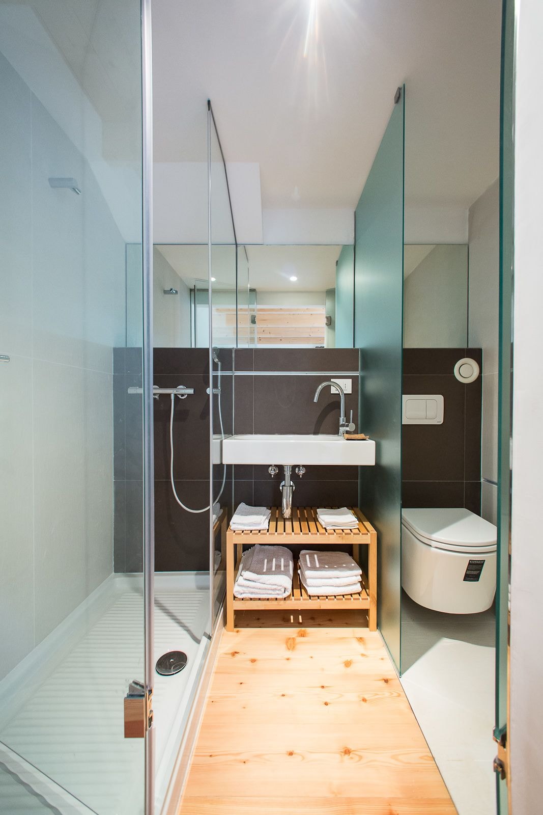 شقة بسرير كوين بغرفة نوم واحدة مع أريكة، Quercus Appartements 9/9