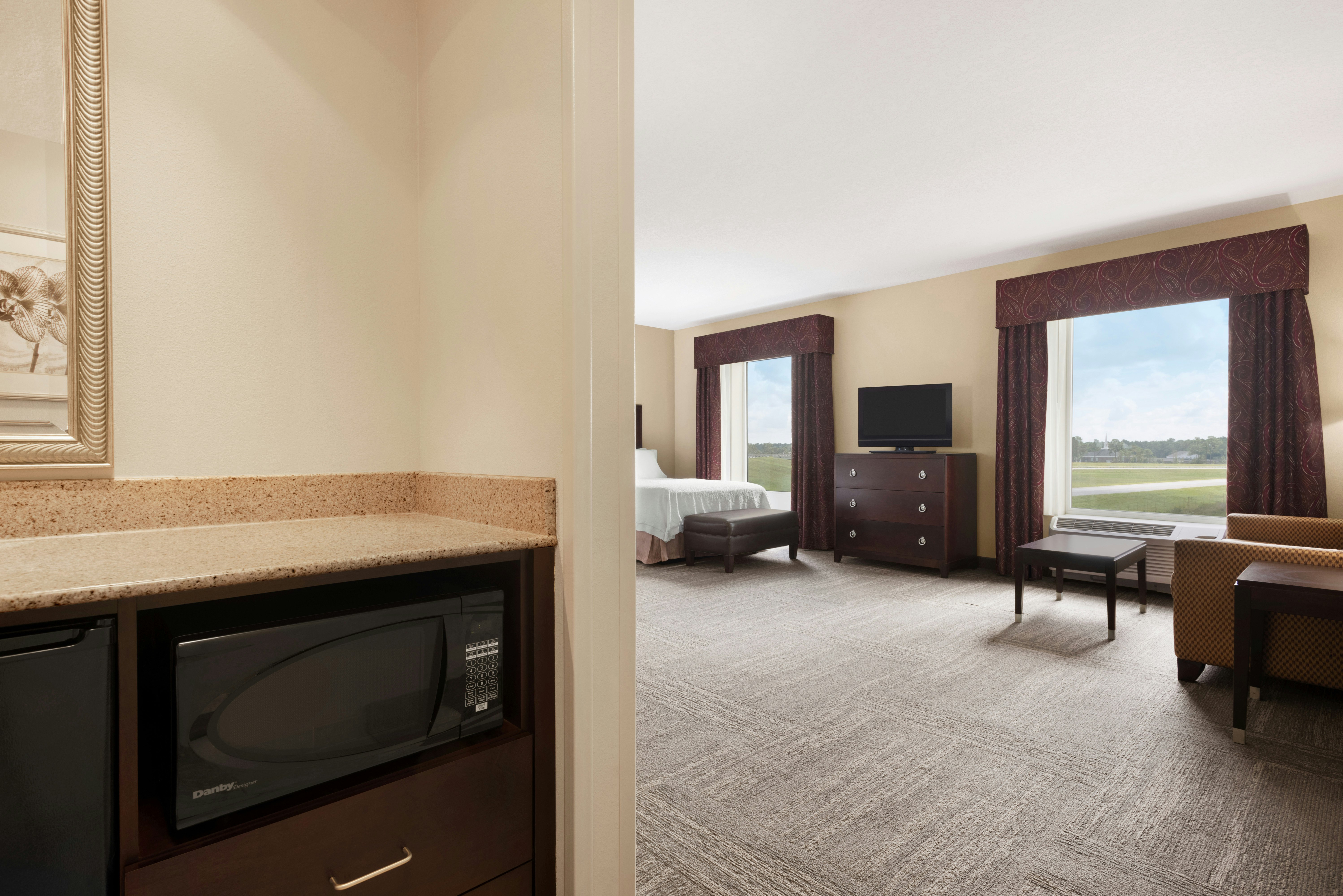 جناح استوديو بسريرين كوين، Hampton Inn Suites Brunswick 3/3